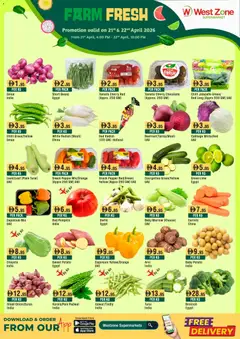 Preview of Westzone Supermarket catalogue - farm fresh  valid from 21.04.2026
