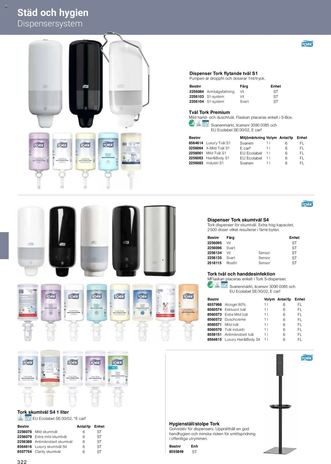 Office Depot reklamblad aktuell från 15.02.2024 | Sida: 324 | Produkter: Handdesinfektion, Tvål