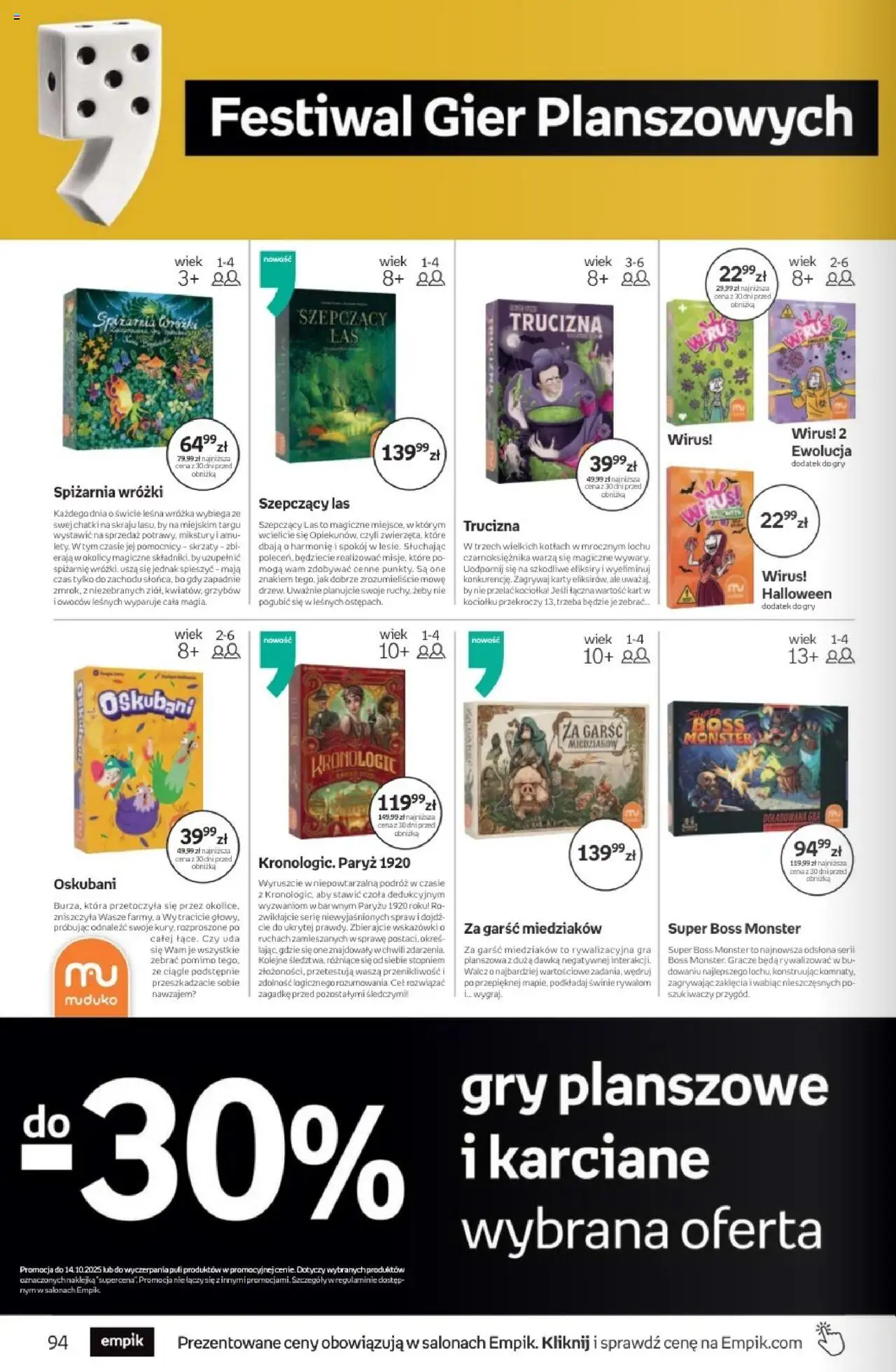 Empik promocje od 24.09.2025 | Strona: 94 | Produkty: Gra, Gry