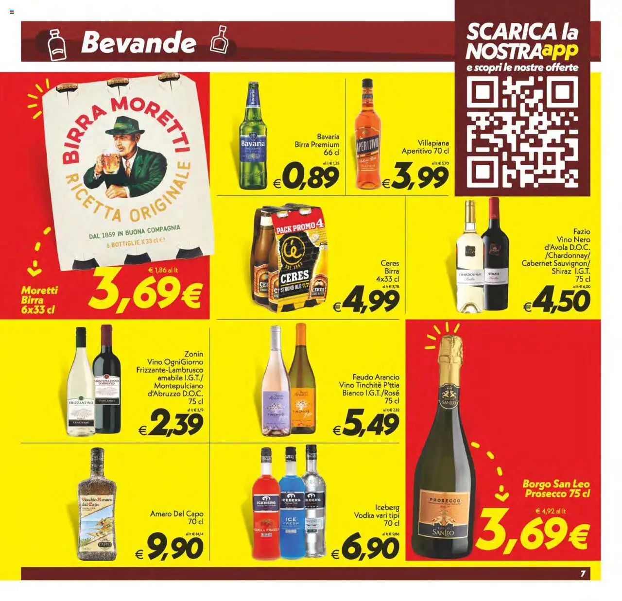 Volantino SuperConveniente del 22.08.2025 | Pagina: 7 | Prodotti: Prosecco, Vino, Amaro, Aperitivo