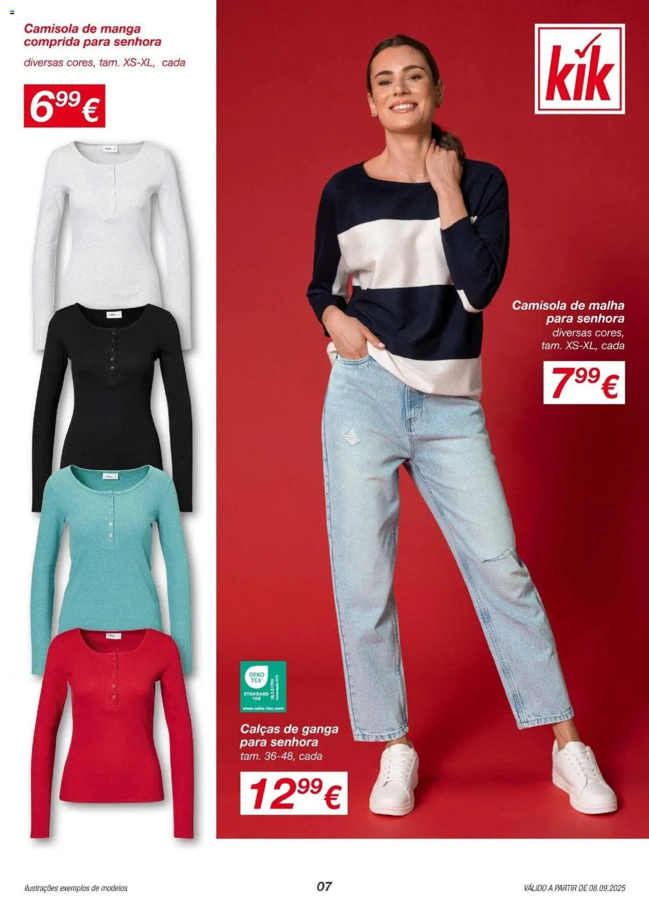 KIK - folheto  │ válido de 07.09.2025 | Página: 7 | Produtos: Calças, Camisola