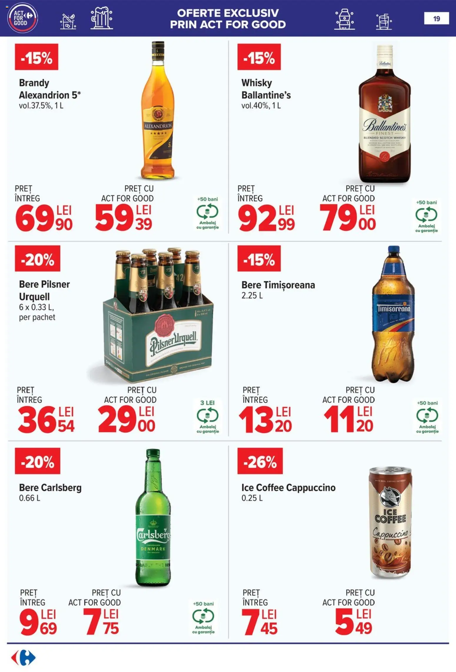 Noul catalog Carrefour – valabil de la 28.01.2026 | Pagină: 19 | Produse: Bere