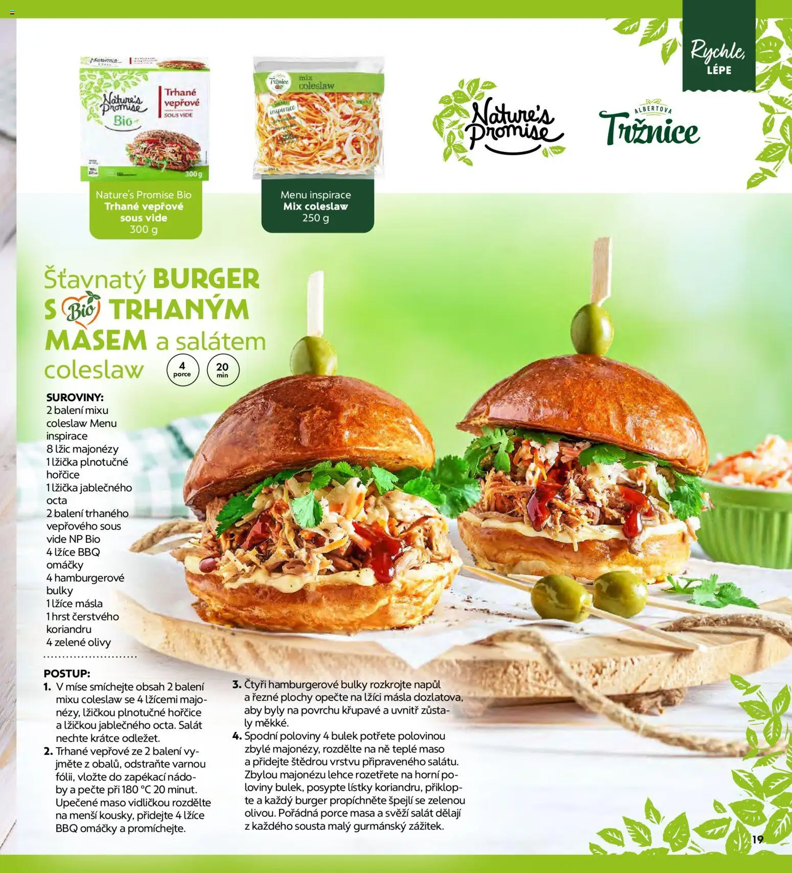 Albert magazín od 01.04.2026 | Strana: 19 | Produkty: Sous vide, Coleslaw, Hořčice, Olivy