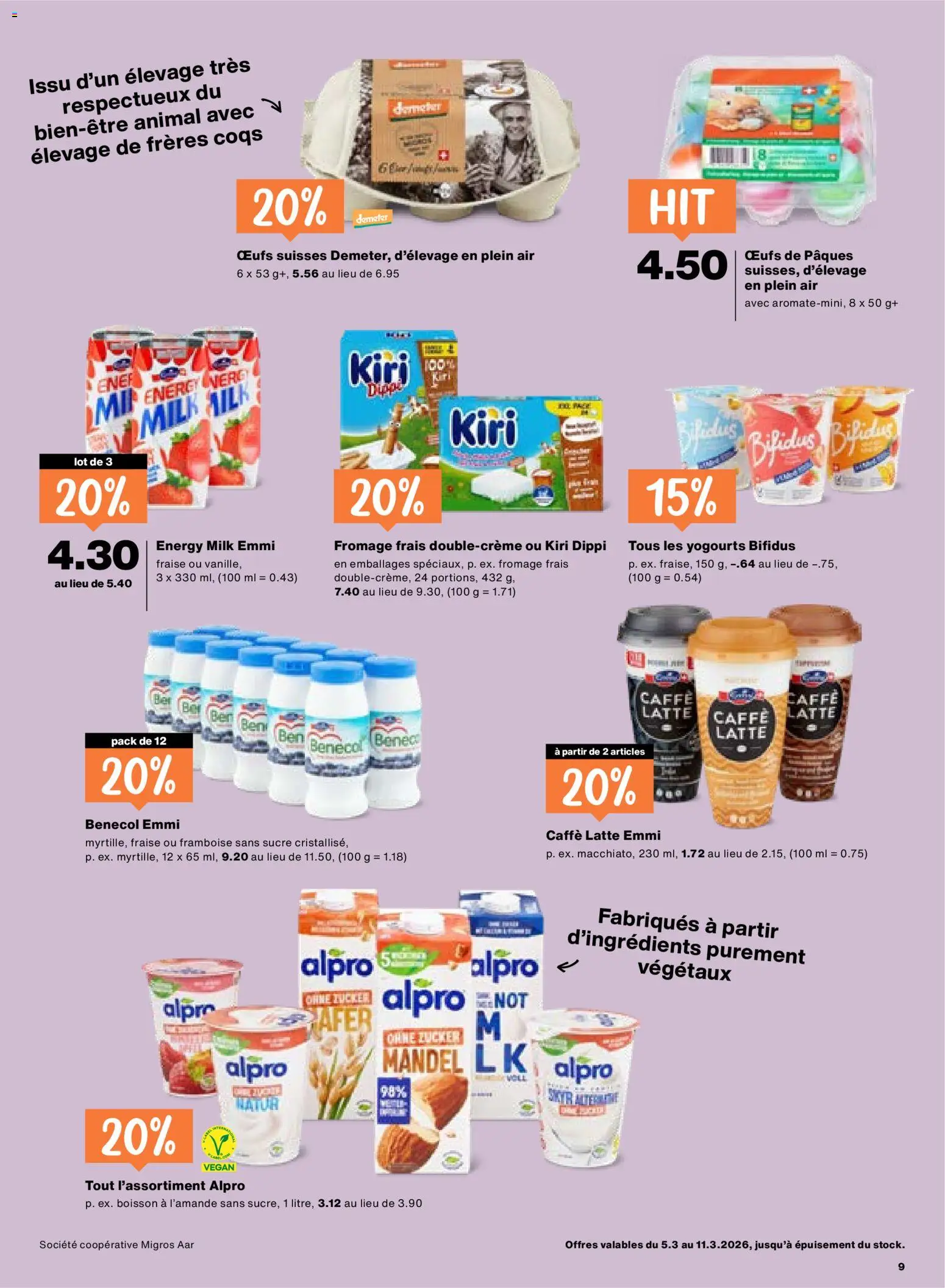 Migros aktionen FR – gültig ab 03.03.2026 | Seite: 9 | Produkte: Zucker