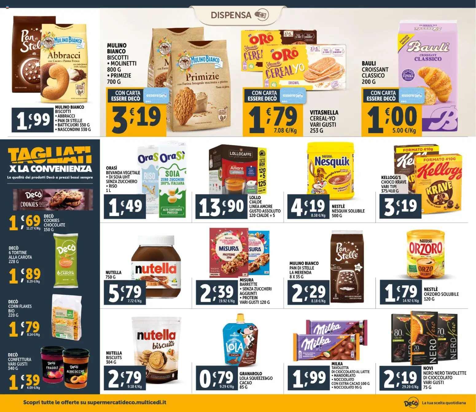 Volantino Decò del 20.01.2026 | Pagina: 12 | Prodotti: Fragole, Carota, Farina, Albicocche