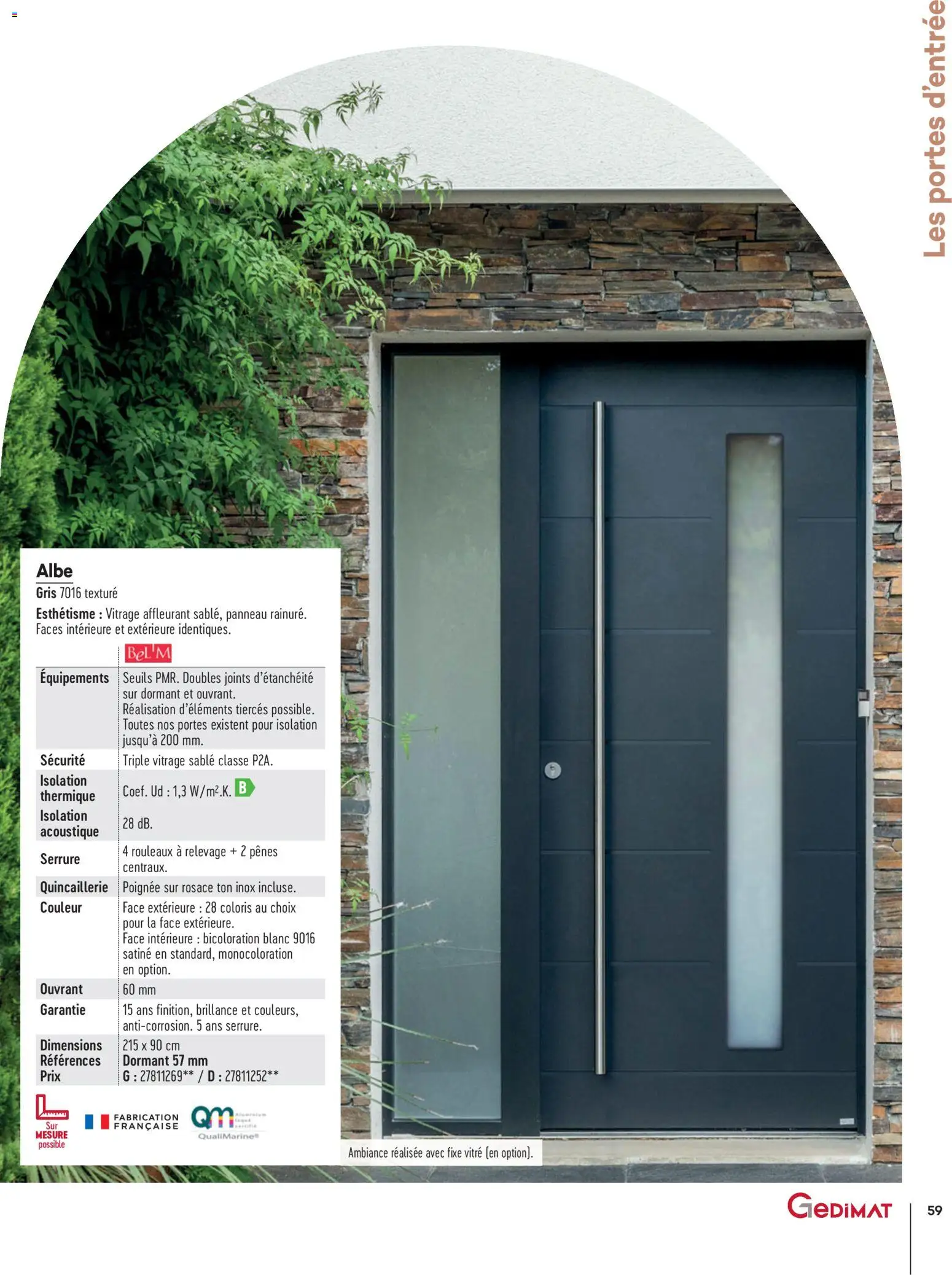 {H1} | Page: 59 | Produits: Portes