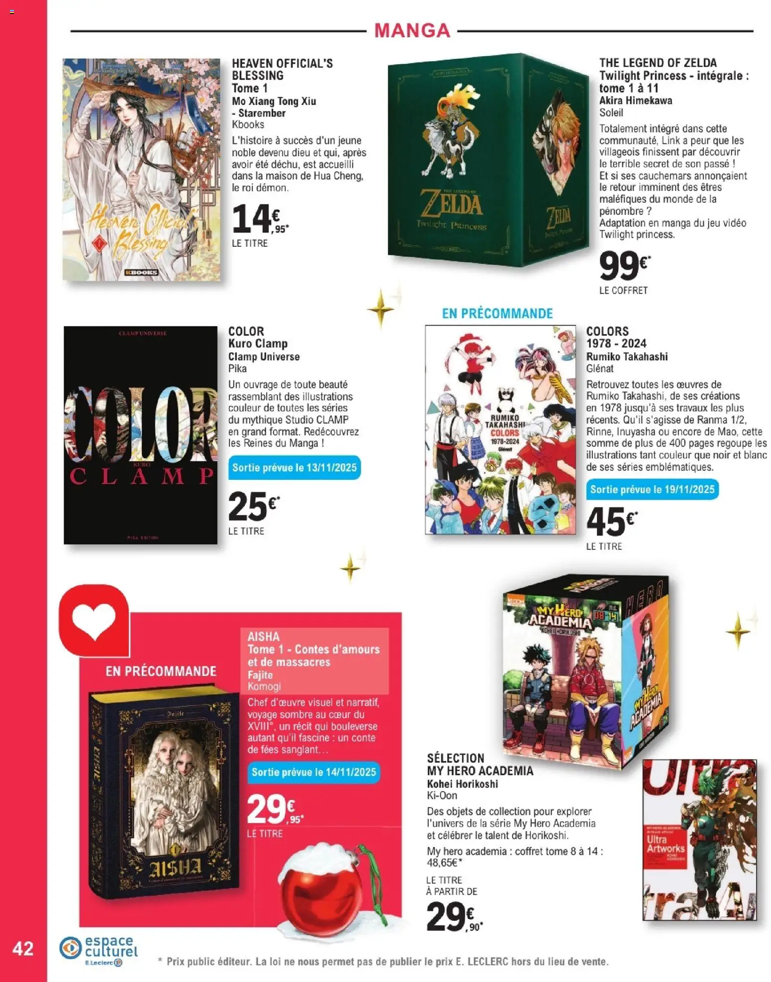 {H1} | Page: 42 | Produits: Manga, Vidéo, Jeu vidéo, Thé