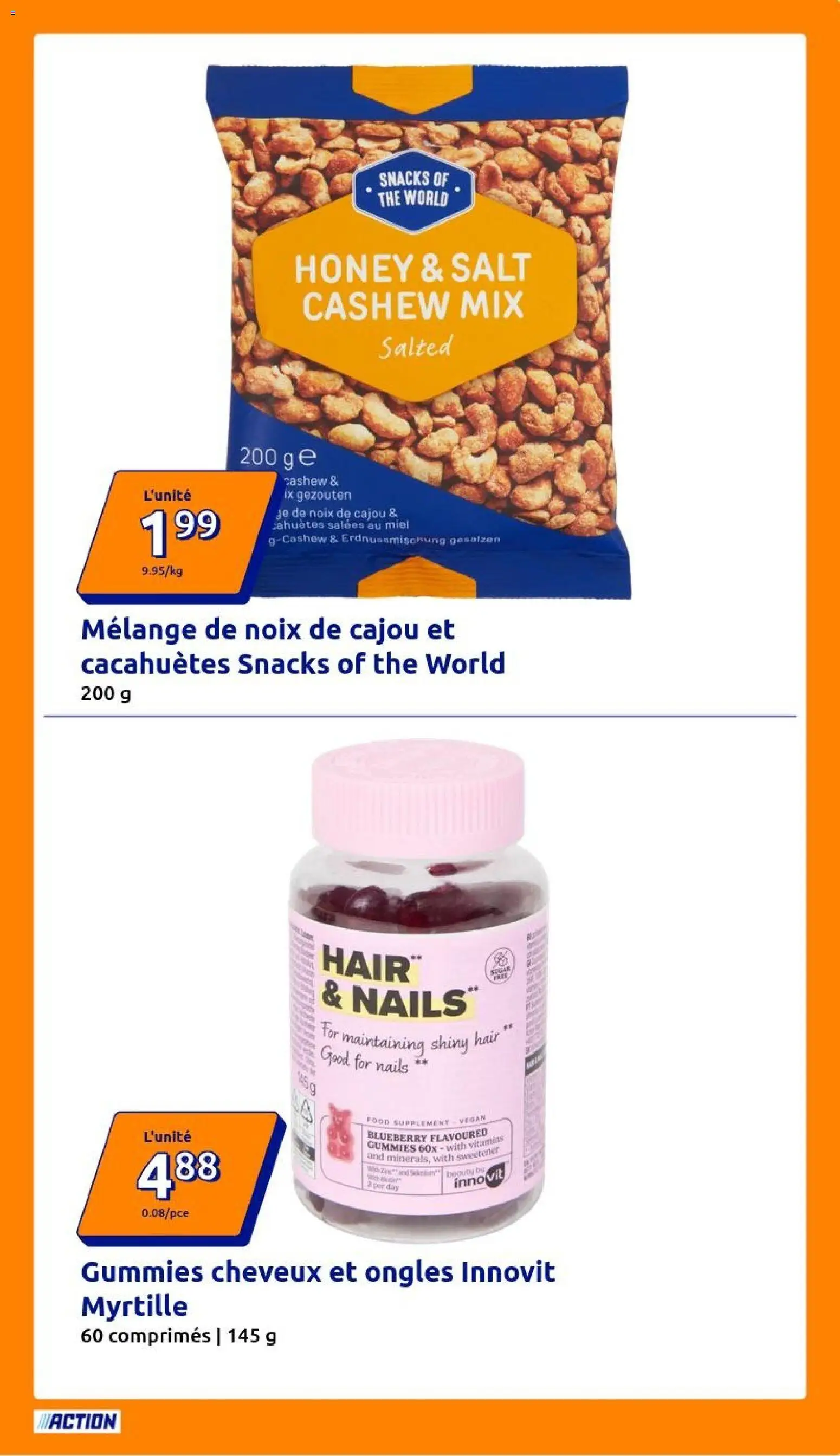 {H1} | Page: 23 | Produits: Noix de cajou, Miel, Thé, Noix