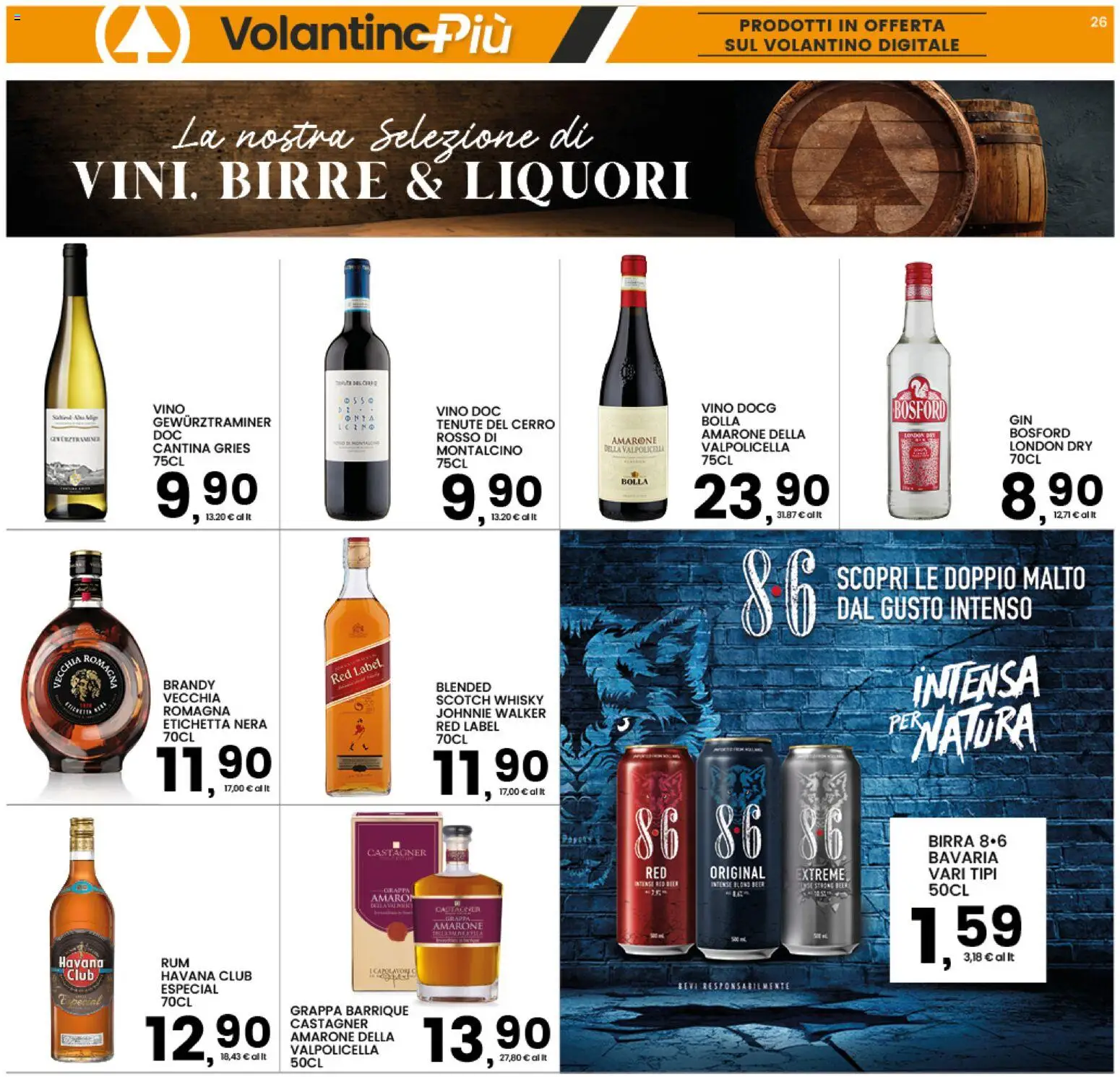 Volantino Interspar del 29.01.2026 | Pagina: 30 | Prodotti: Birra, Whisky, Grappa, Brandy