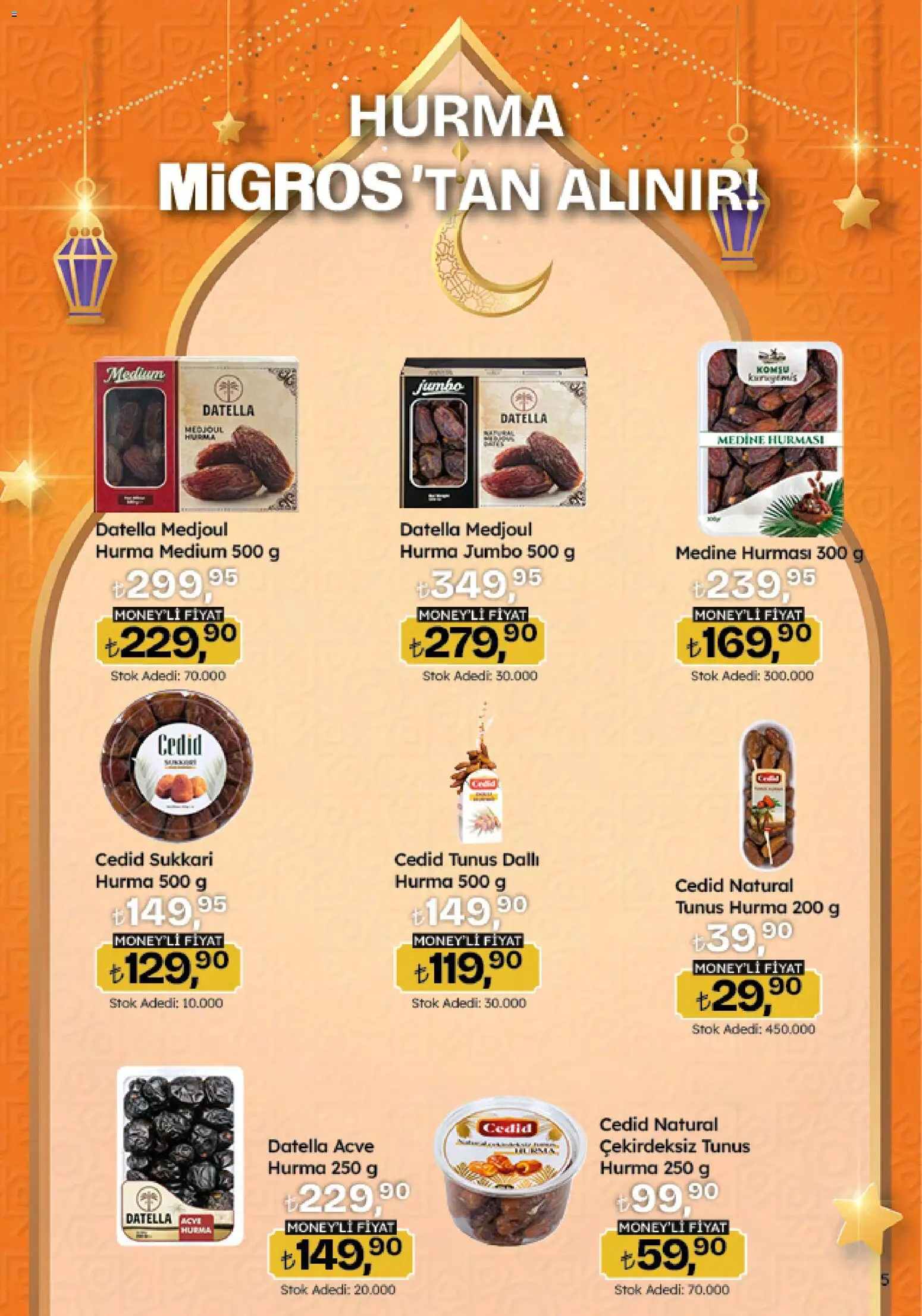 Migros Katalog - 5M Migroskop Dijital - 26.02.2026 tarihinden itibaren geçerlidir | Sayfa: 5 | Ürünler: Hurma