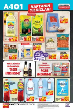 22.11.2025 tarihinden itibaren geçerli olan A101 kataloğu önizlemesi