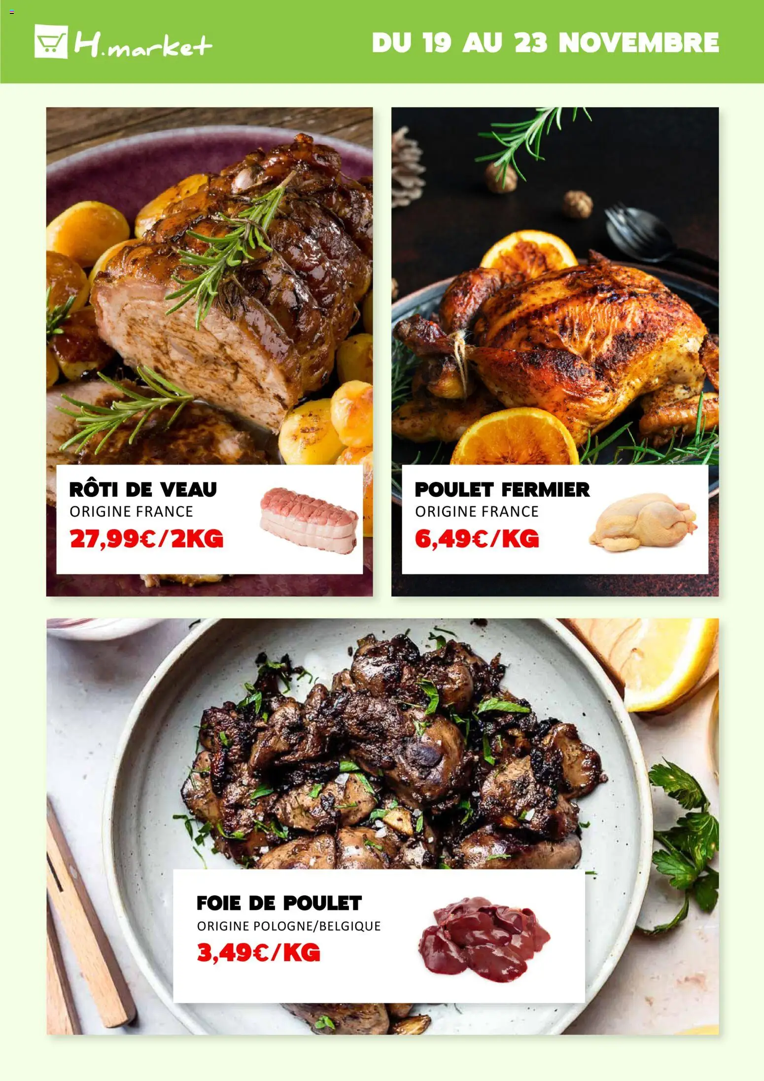 {H1} | Page: 2 | Produits: Rôti de veau