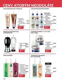 Avon leták platný od 01.03.2026 | Strana: 168 | Produkty: Telové mlieko, Antiperspirant, Soľ, Čerešne