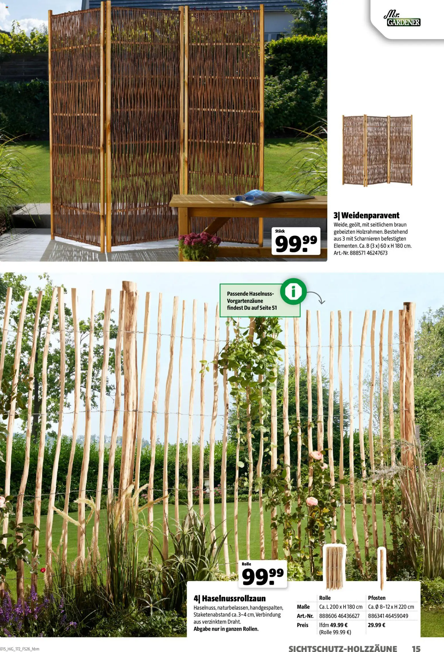 Hagebau Gartengestaltungsortiment – gültig ab 02.03.2026 | Seite: 15