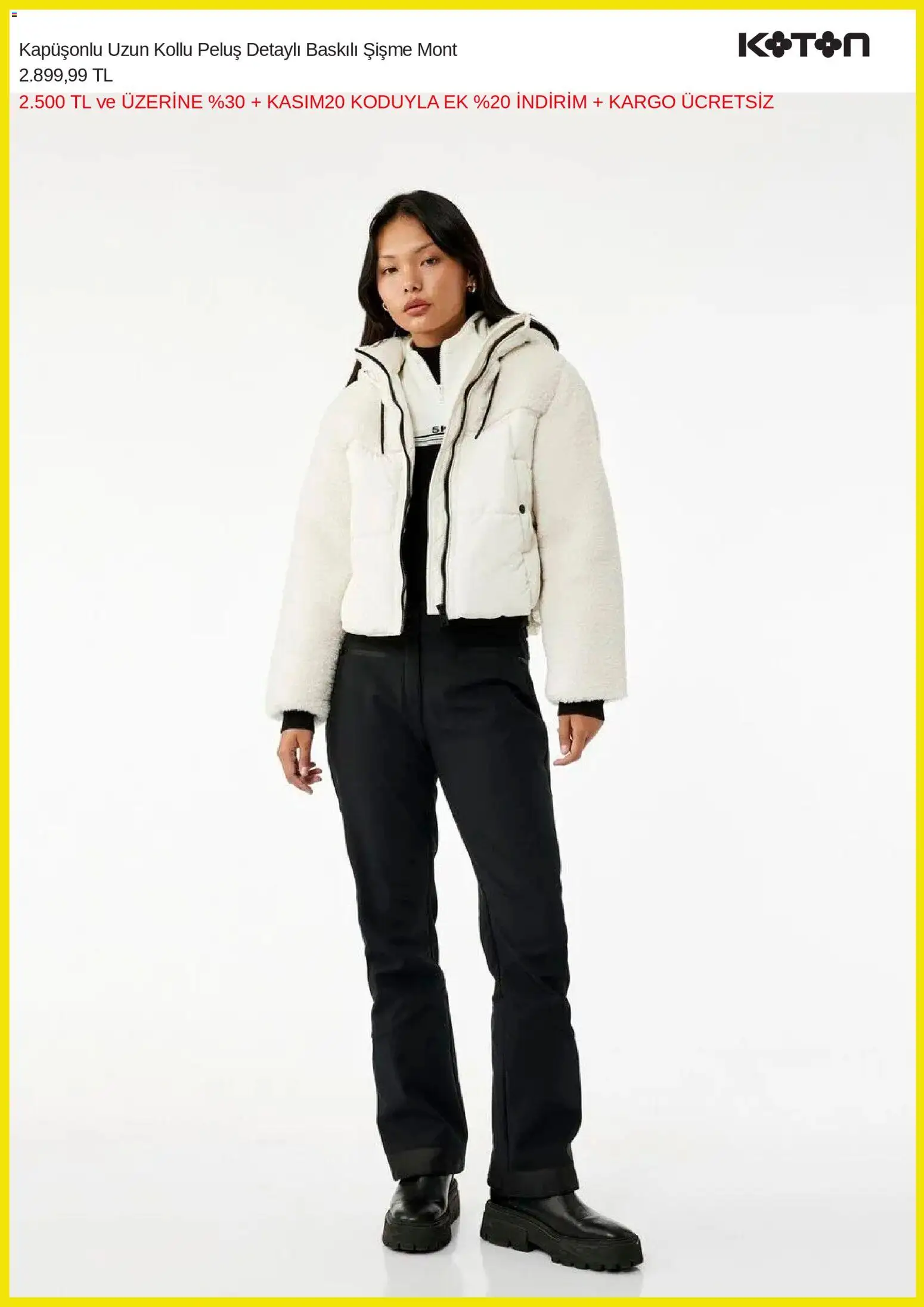 Koton Black Friday - 24.11.2025 tarihinden itibaren geçerlidir | Sayfa: 6 | Ürünler: Mont