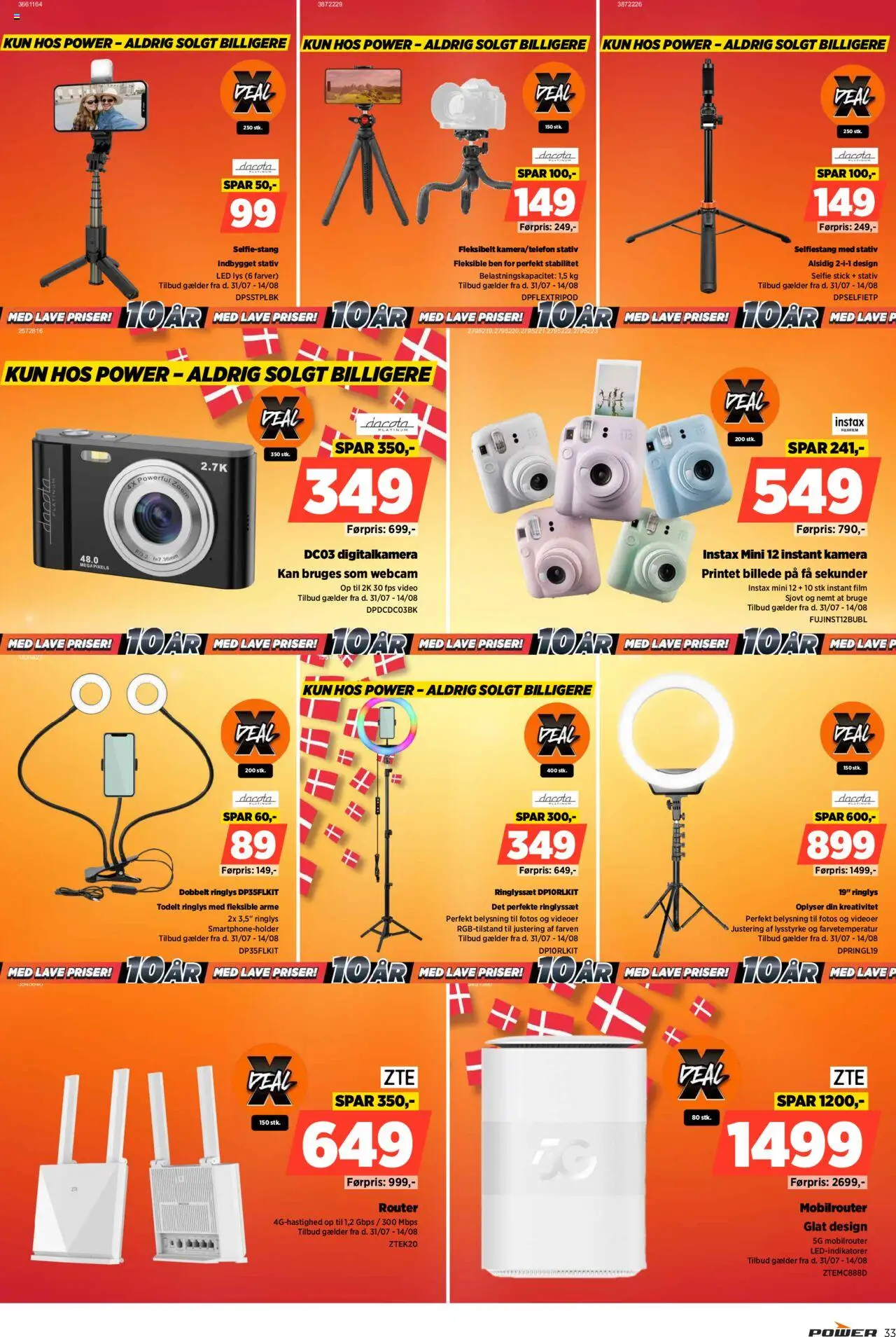 Power Tilbudsavis gyldig fra 31.07.2025 | Side: 33 | Produkter: Video, Webcam, Kamera, Router