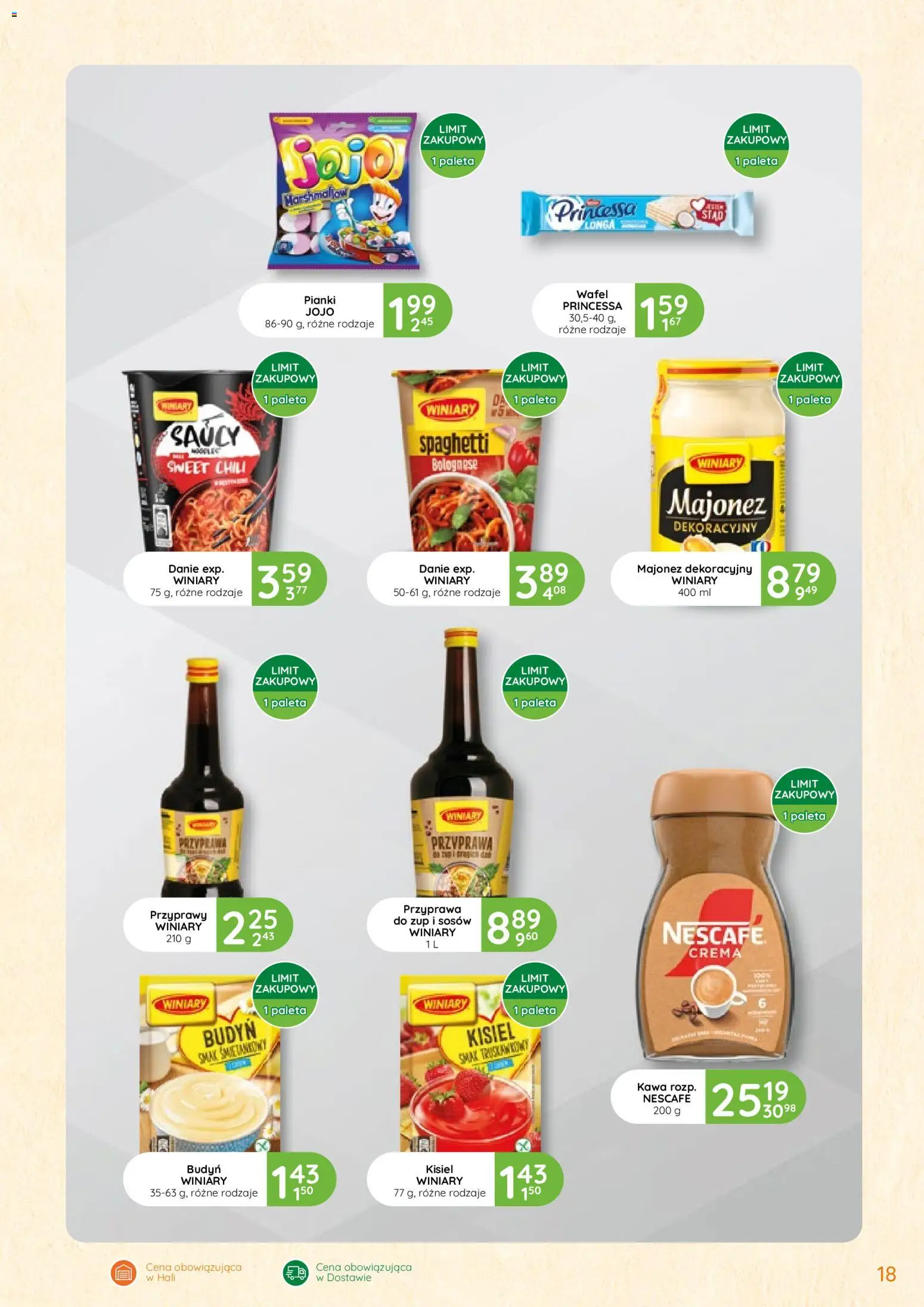 Eurocash Gazetka - Oferta Handlowa od 12.02.2026 | Strona: 18 | Produkty: Chili, Nescafe, Kawa, Majonez