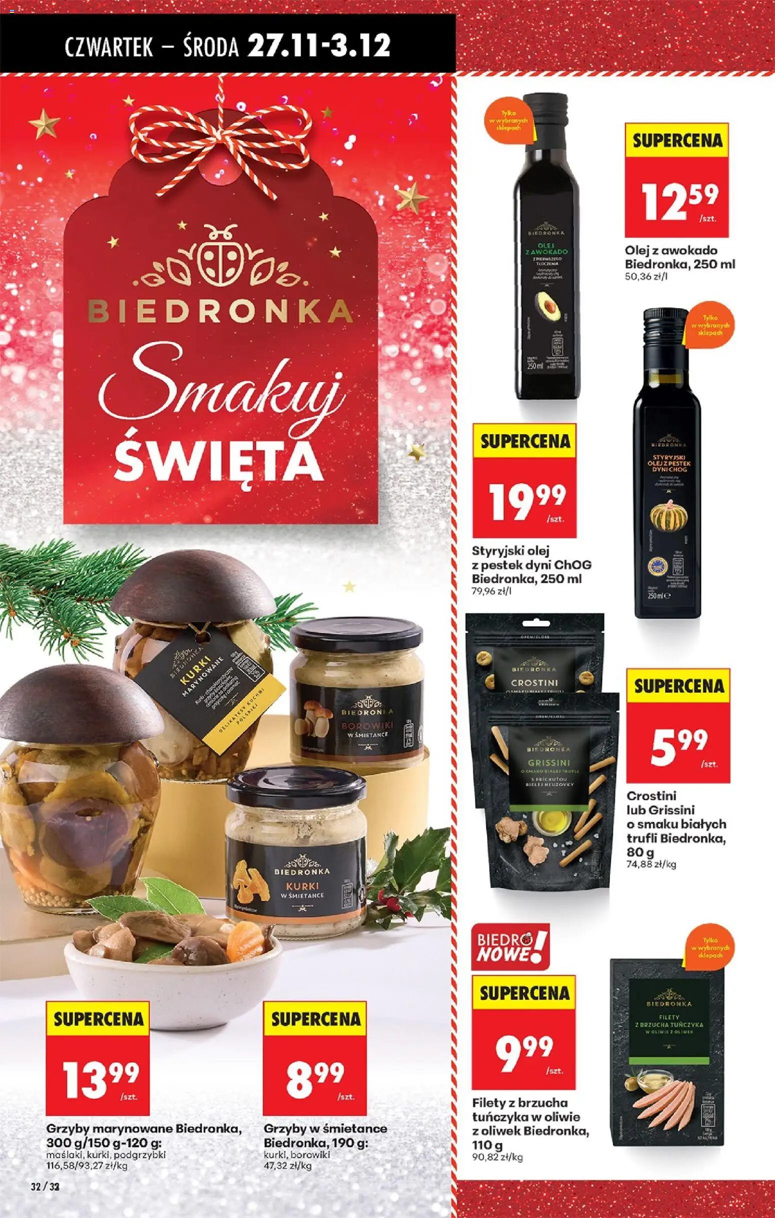 Biedronka Black Friday od 27.11.2025 | Strona: 40 | Produkty: Olej z awokado, Olej, Olej z pestek dyni, Awokado