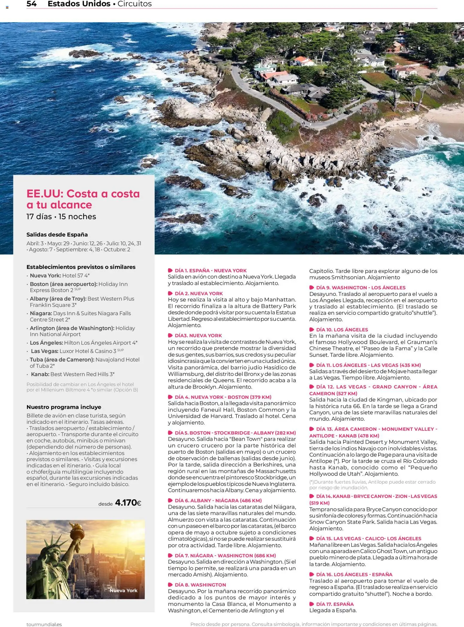 Viajes El Corte Inglés Norteamérica y Caribe │ válido desde el 01.01.2026 | Página: 54