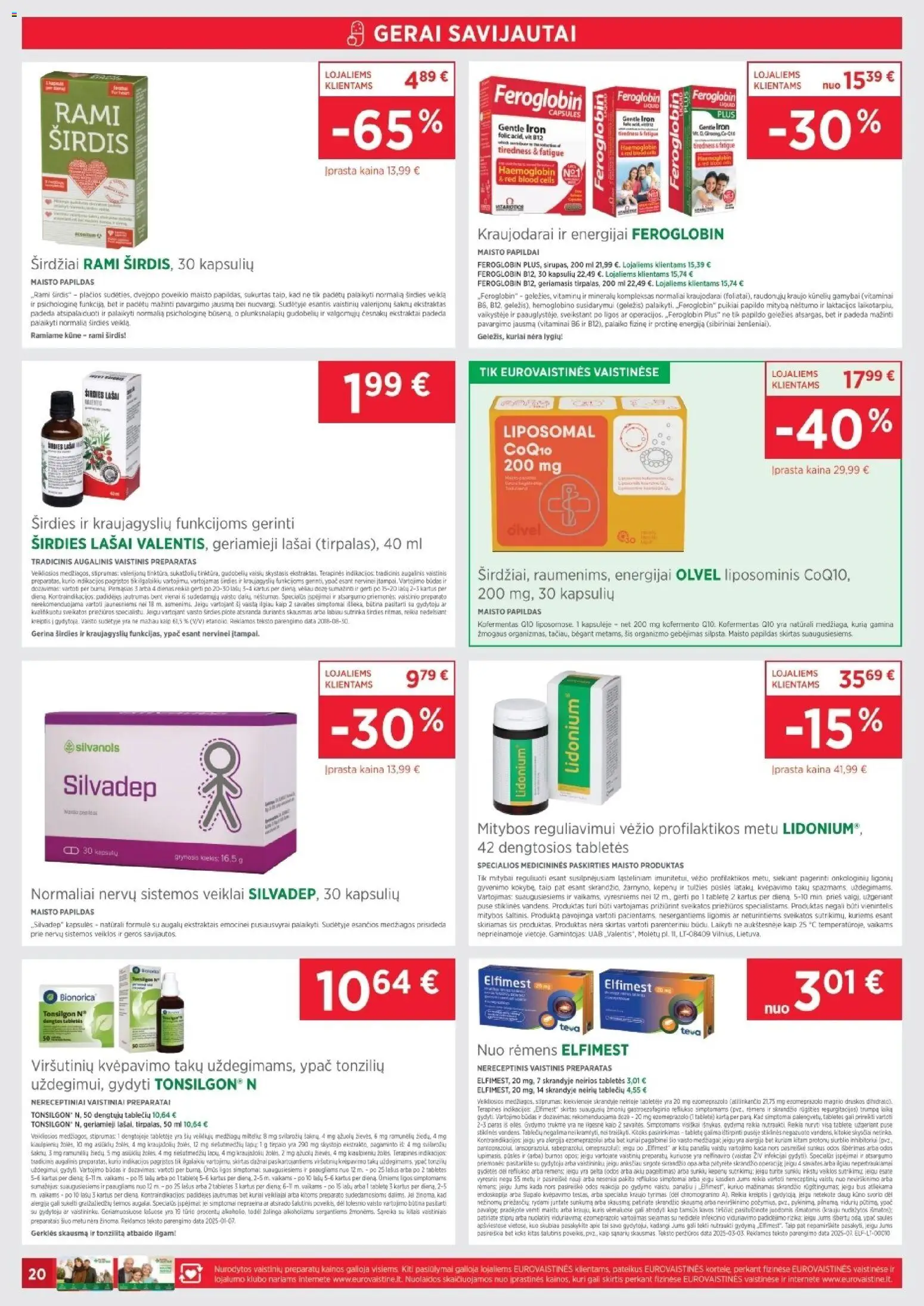 EUROVAISTINĖ akcijos nuo 31.01.2026 | Puslapis: 20