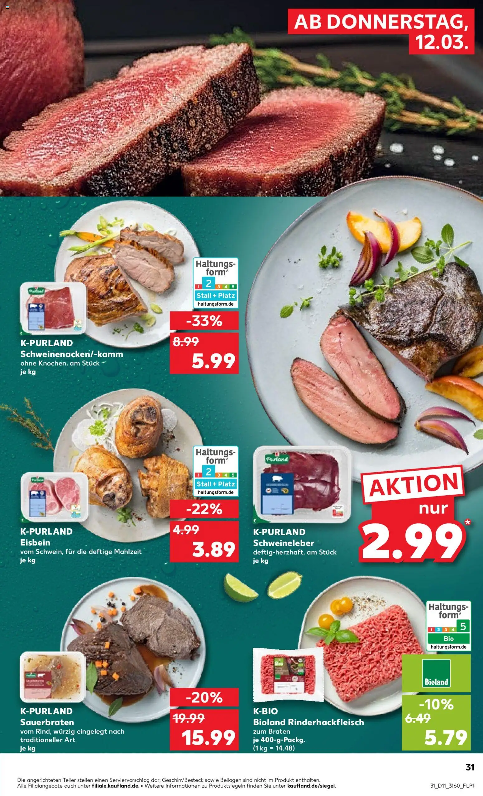Kaufland Prospekt Frankfurt (Oder)	 – gültig ab 12.03.2026 | Seite: 31