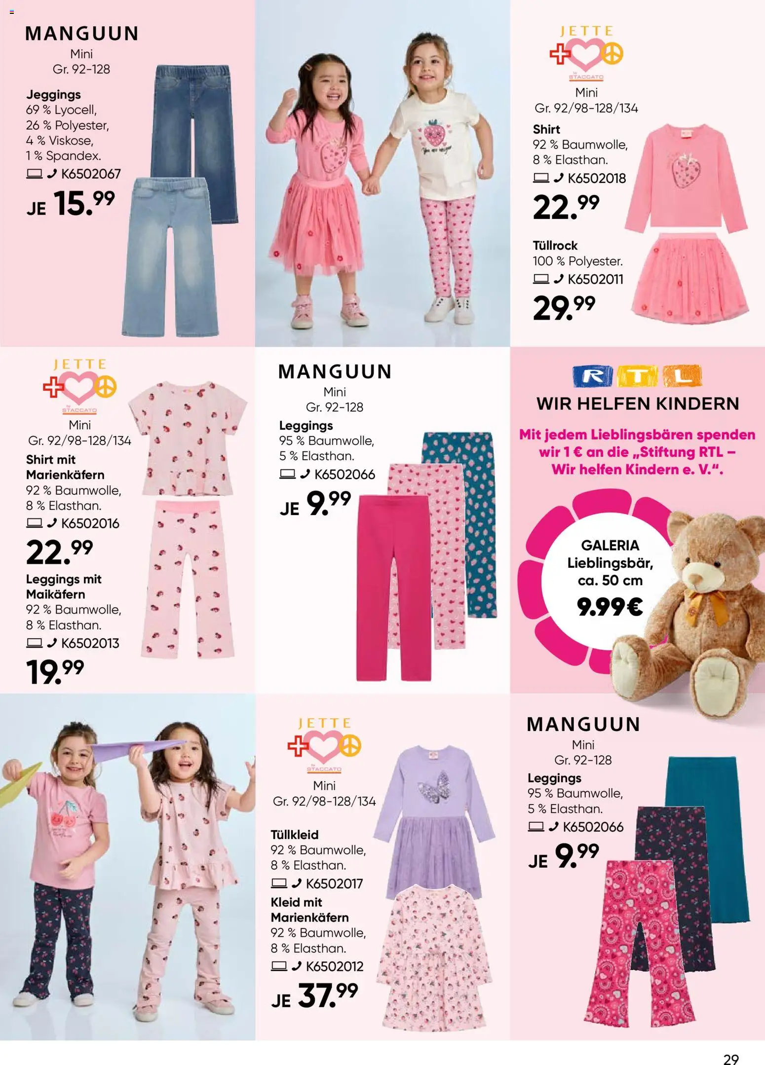 Galeria Karstadt Kaufhof Prospekt Schulranzen  	 – gültig ab 02.03.2026 | Seite: 29 | Produkte: Shirt, Leggings, Kleid