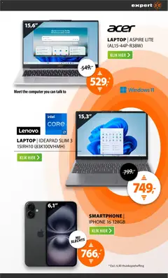 Expert - Folder - Voorbeeld van een folder van Expert, geldig van 09.02.2026 | Pagina: 14 | Producten: Iphone, Smartphone, Laptop, Computer