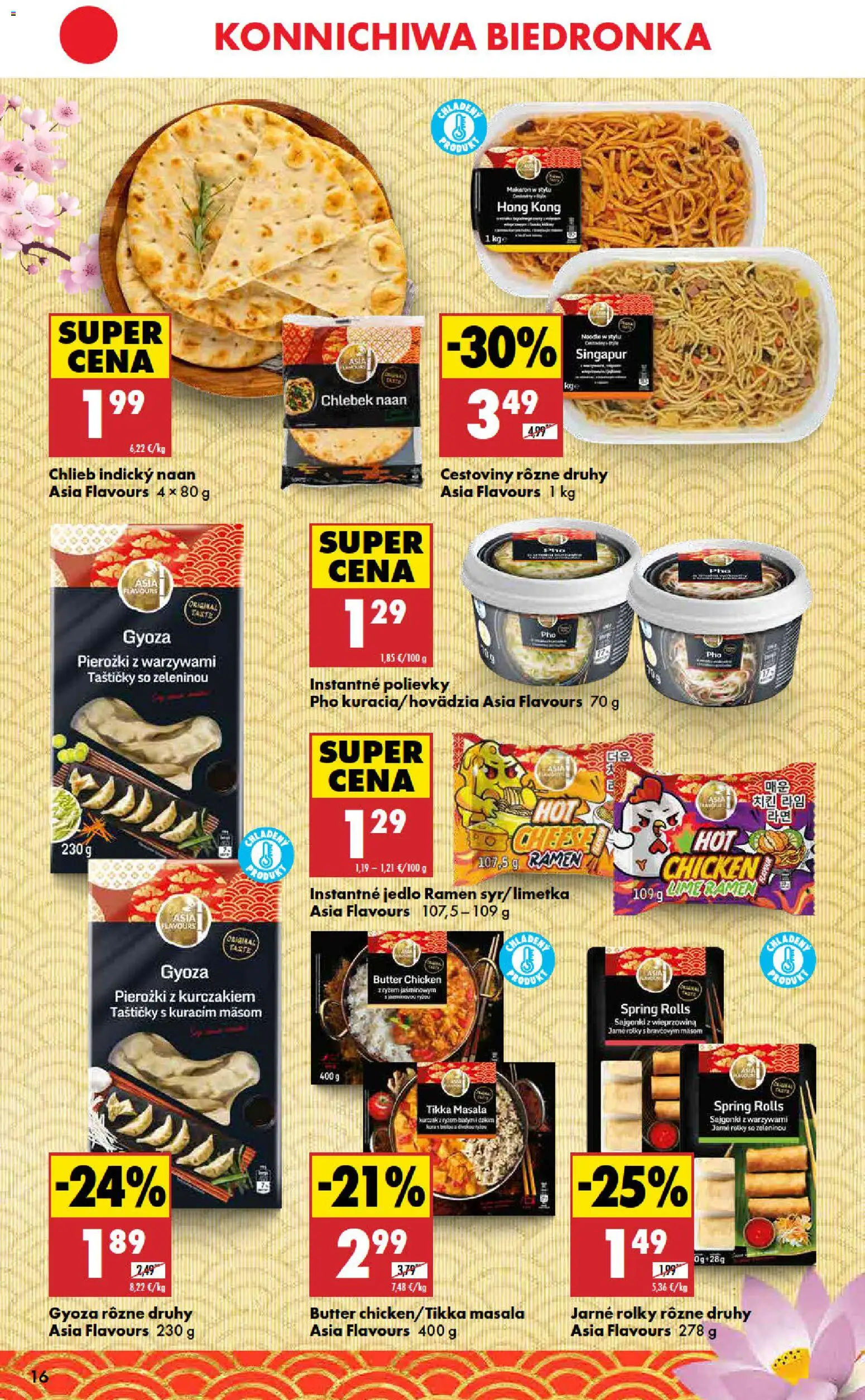 Nové Biedronka akcie – leták je platný od 08.01.2026 | Strana: 16 | Produkty: Limetka, Chlieb, Cestoviny