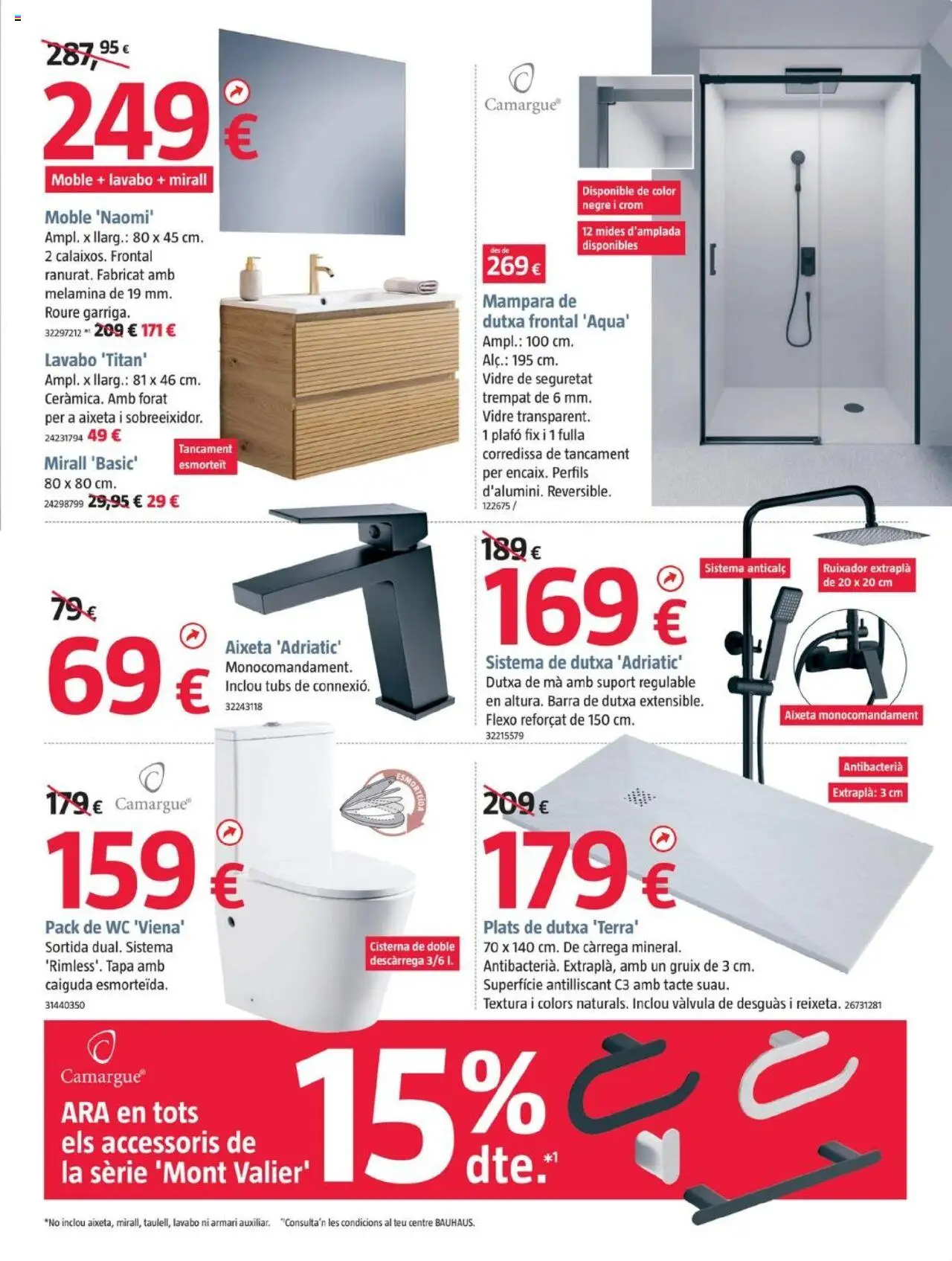Bauhaus folleto Cat │ válido desde el 28.08.2025 | Página: 13 | Productos: Lavabo