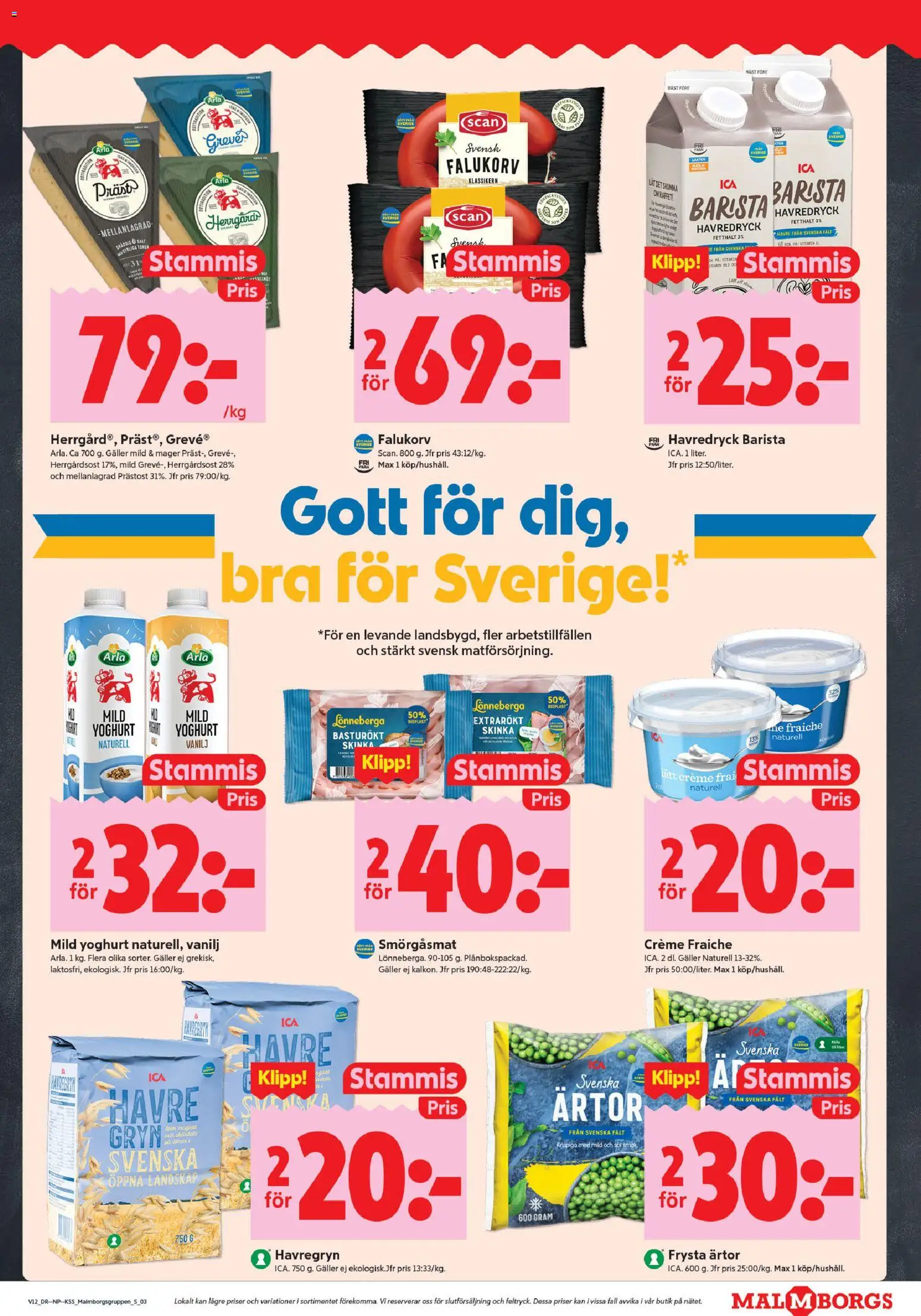 ICA Kvantum reklamblad aktuell från 16.03.2026 | Sida: 3