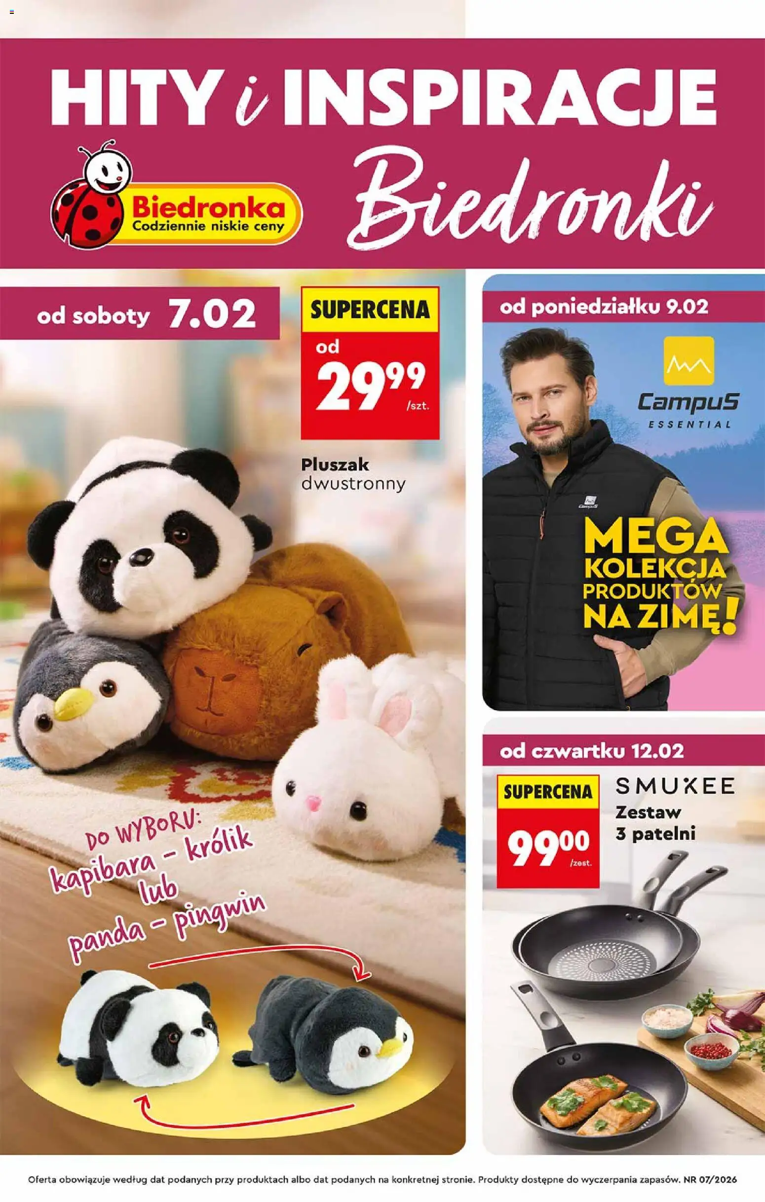 Biedronka gazetka - Hity i inspiracje od 07.02.2026 | Strona: 1