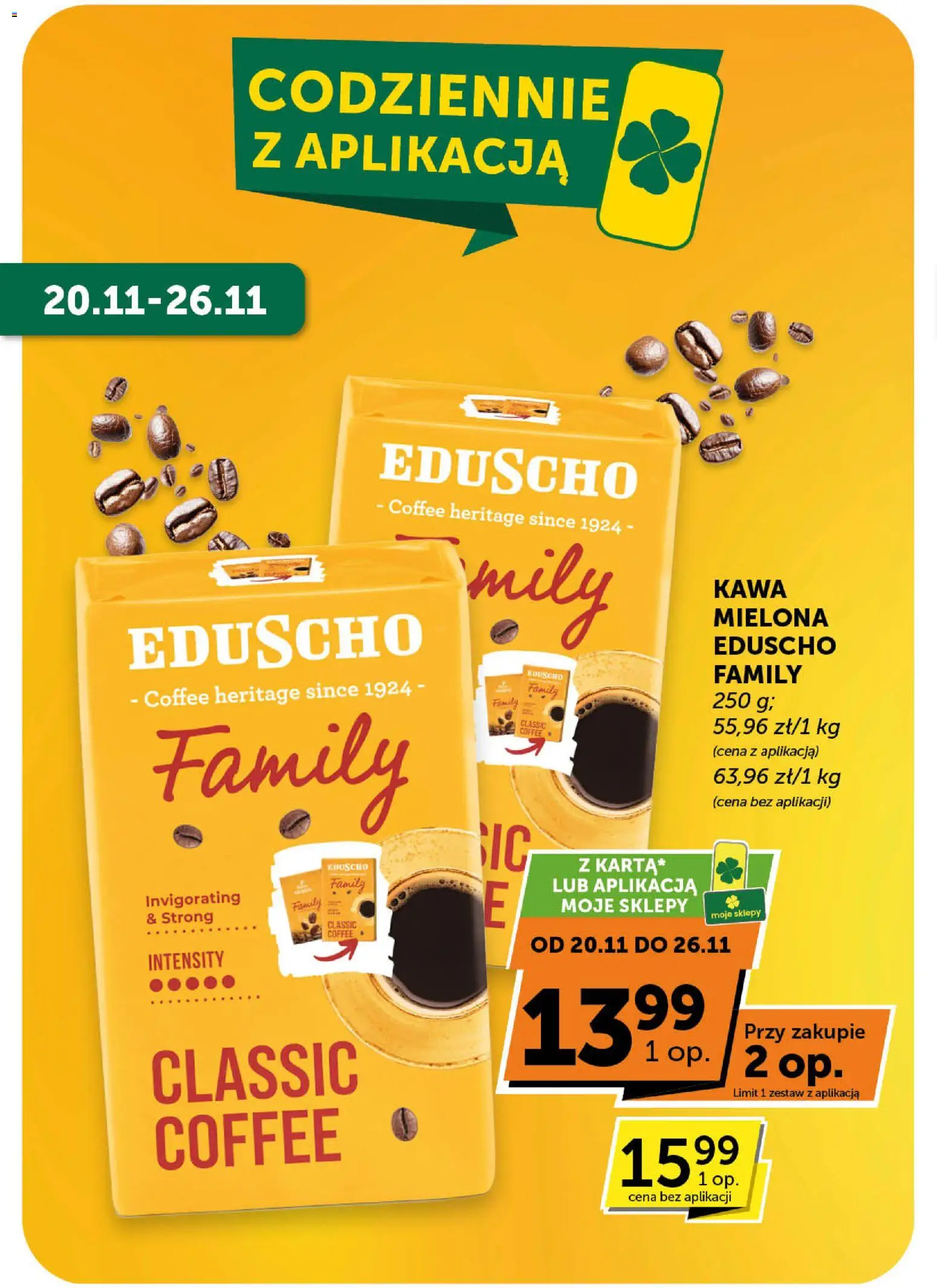 Euro Sklep Gazetka od 13.11.2025 | Strona: 22 | Produkty: Kawa