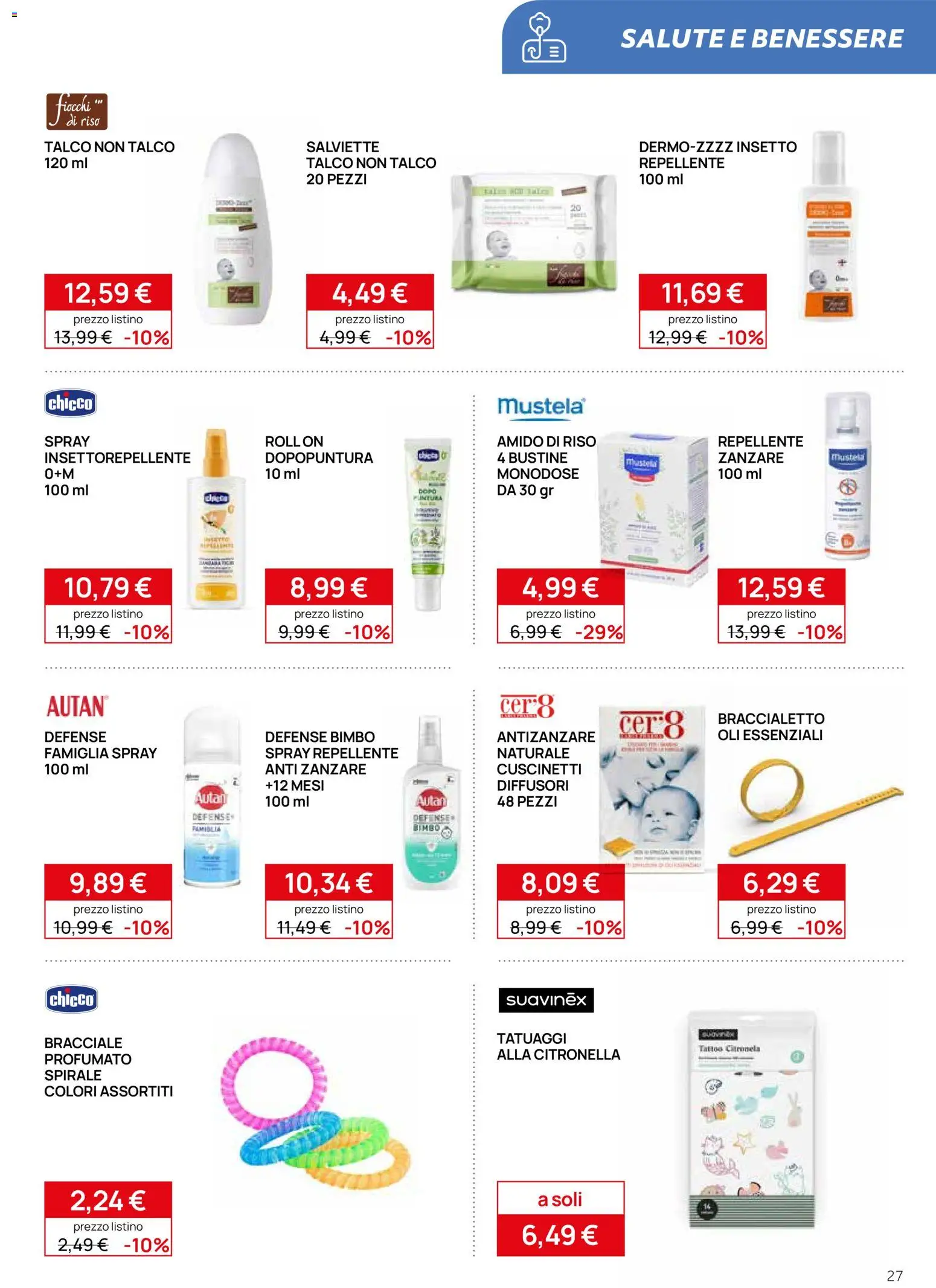 Volantino Prenatal del 17.04.2026 | Pagina: 27 | Prodotti: Riso, Fiocchi, Antizanzare, Citronella