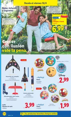 Vista previa Lidl folleto de bazar válido desde el 06.04.2026 | Página: 18 | Productos: Inflador, Juguetes