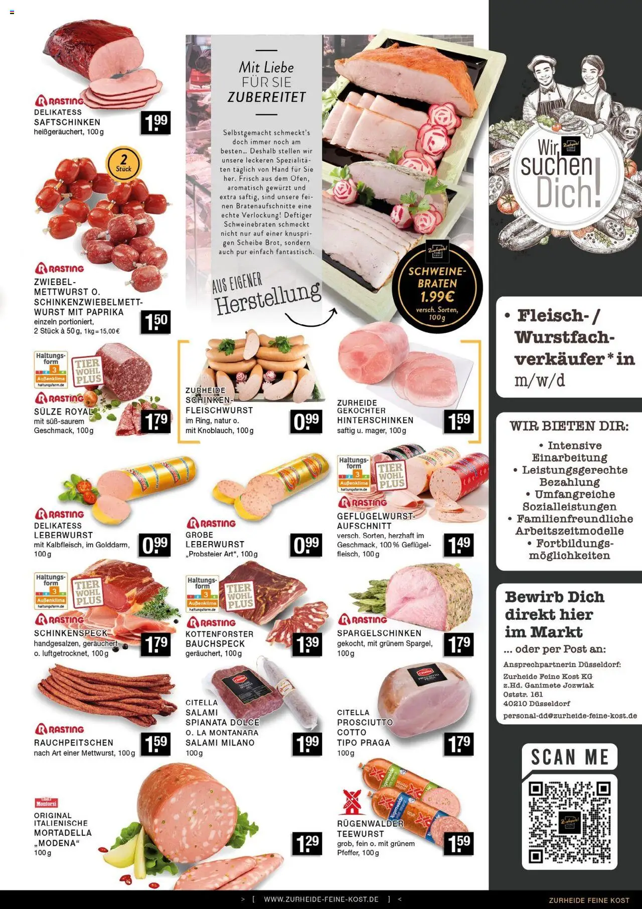Edeka Zurheide Prospekt 	 - gültig ab dem 21.07.2025 | Seite: 3 | Produkte: Paprika, Wurst, Salami, Schinken