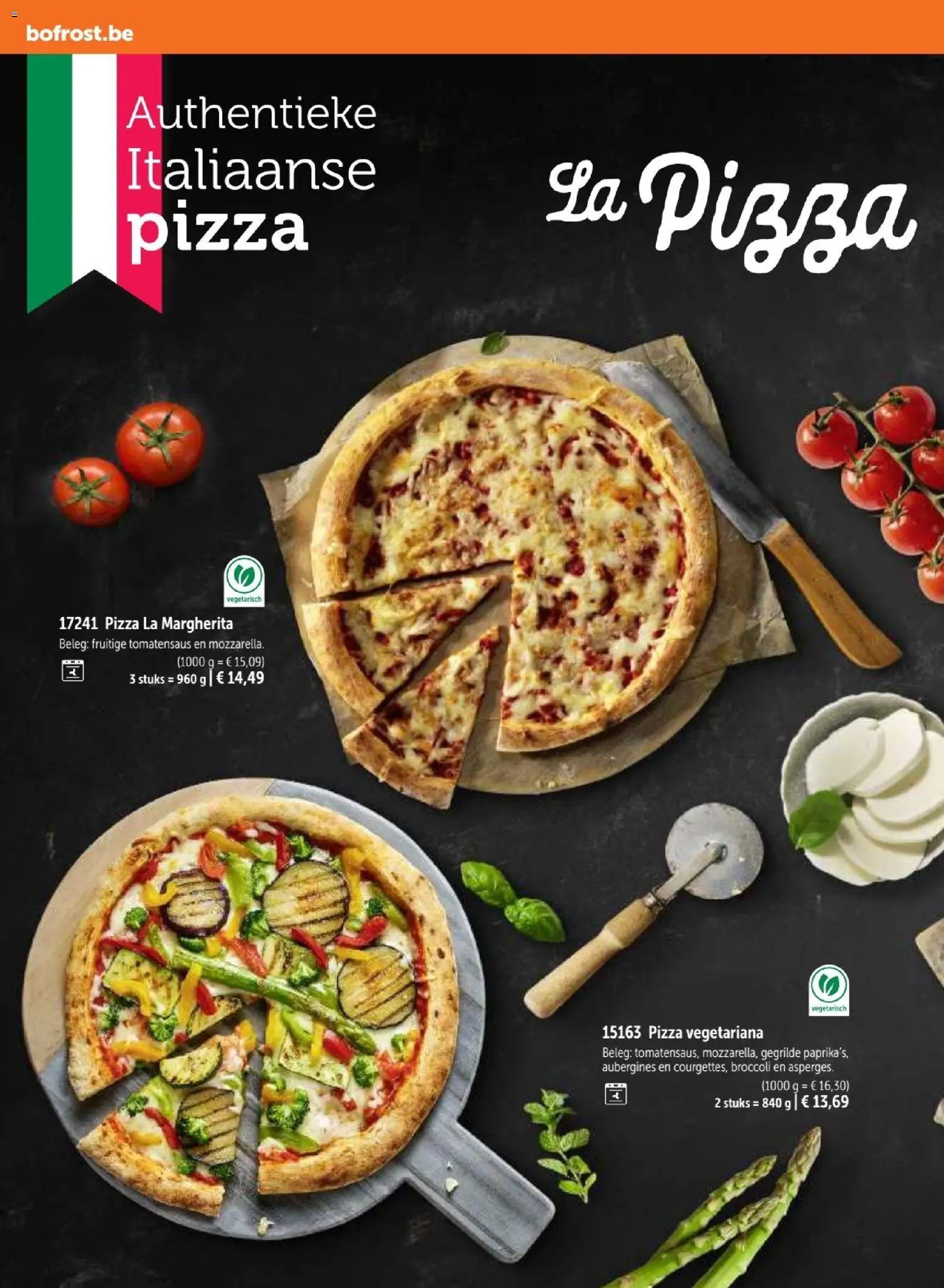 {H1} | Pagina: 108 | Producten: Pizza, La, Asperges, Broccoli