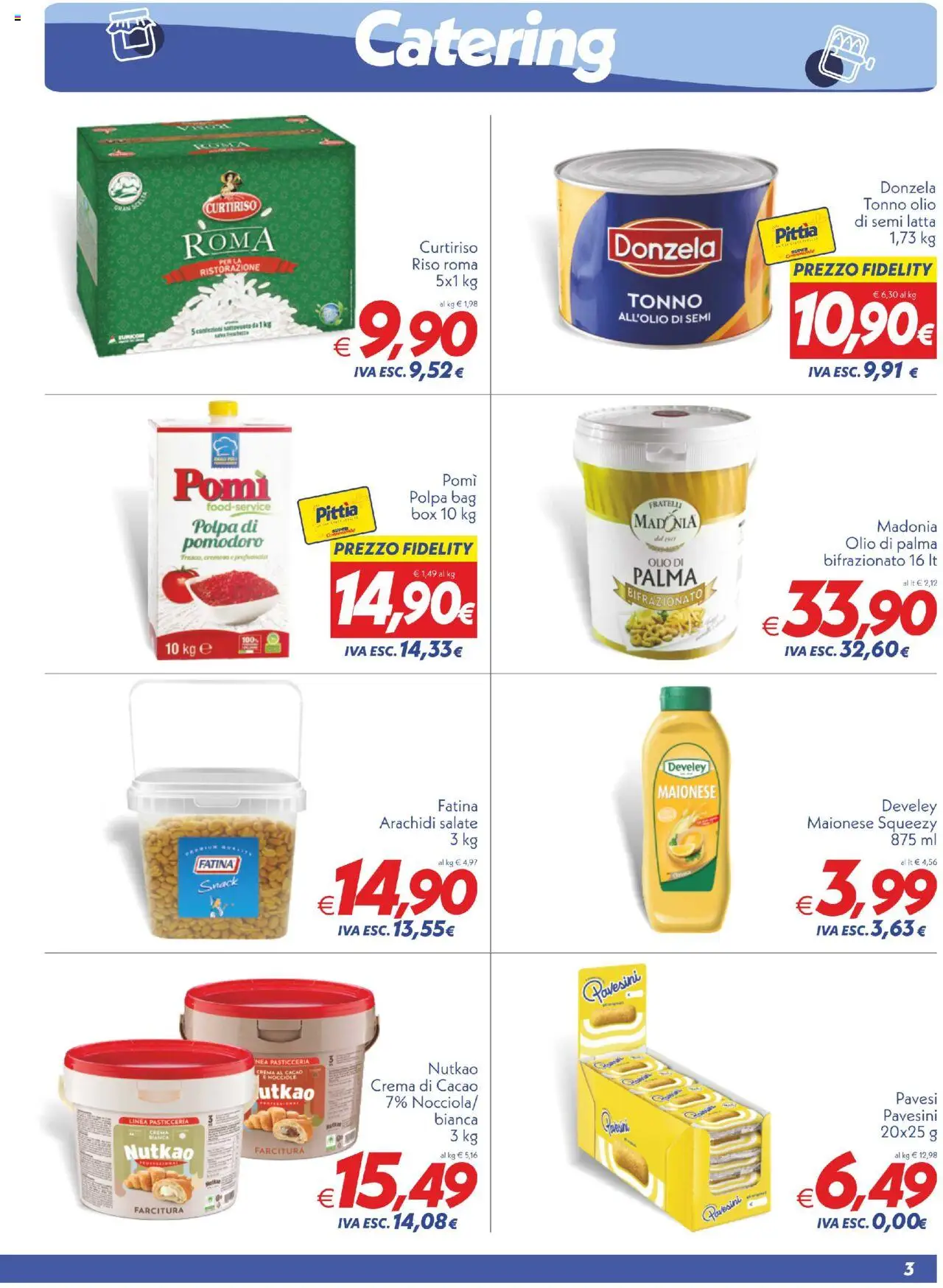 Volantino SuperConveniente del 23.09.2025 | Pagina: 3 | Prodotti: Riso, Pomodoro, Olio, Arachidi