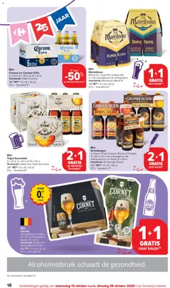 Carrefour market folder week 42 - Voorbeeld van een folder van Carrefour market, geldig van 15.10.2025 | Pagina: 18