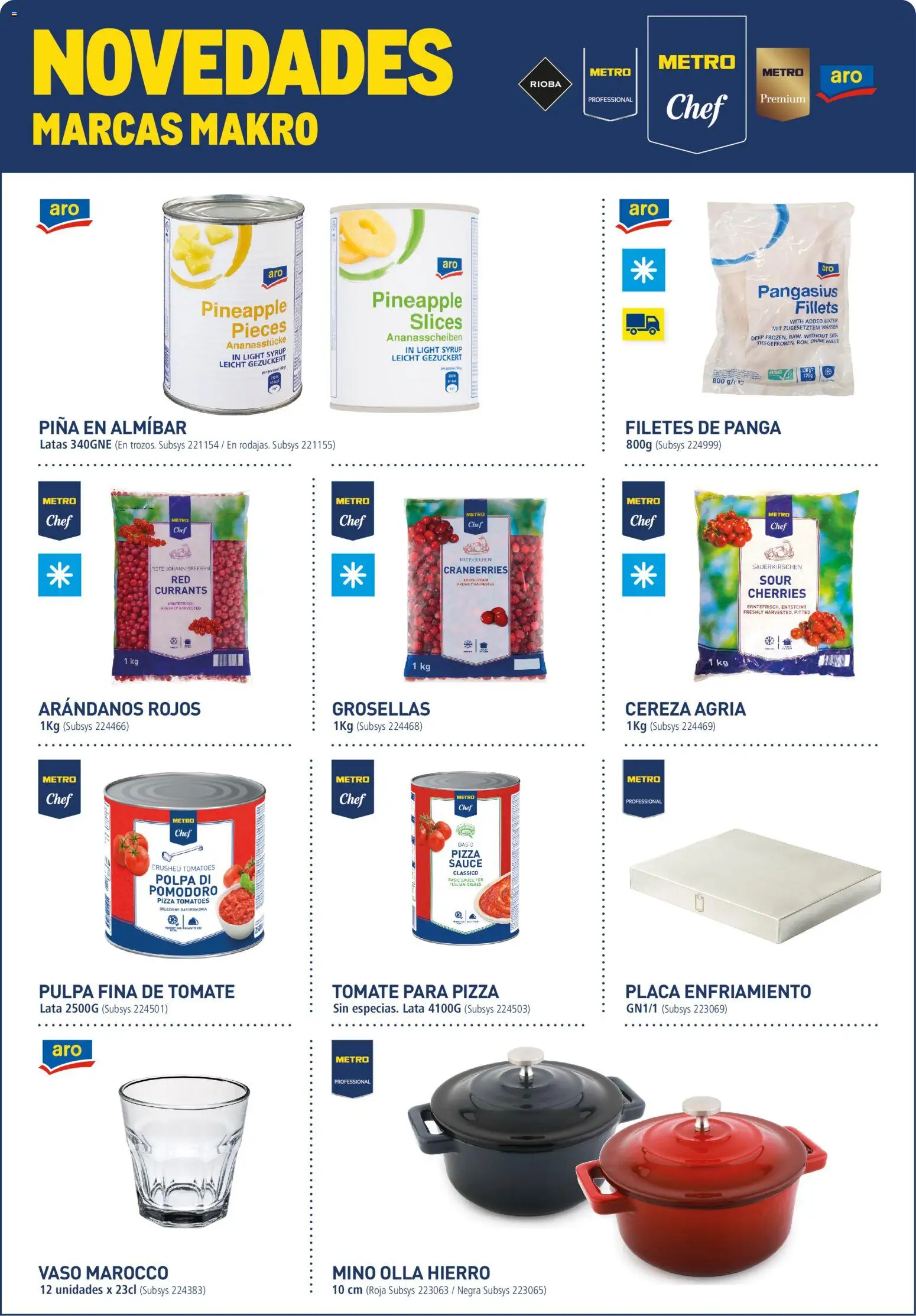 Makro catálogo │ válido desde el 03.02.2026 | Página: 1 | Productos: Pizza, Piña, Μερέντα