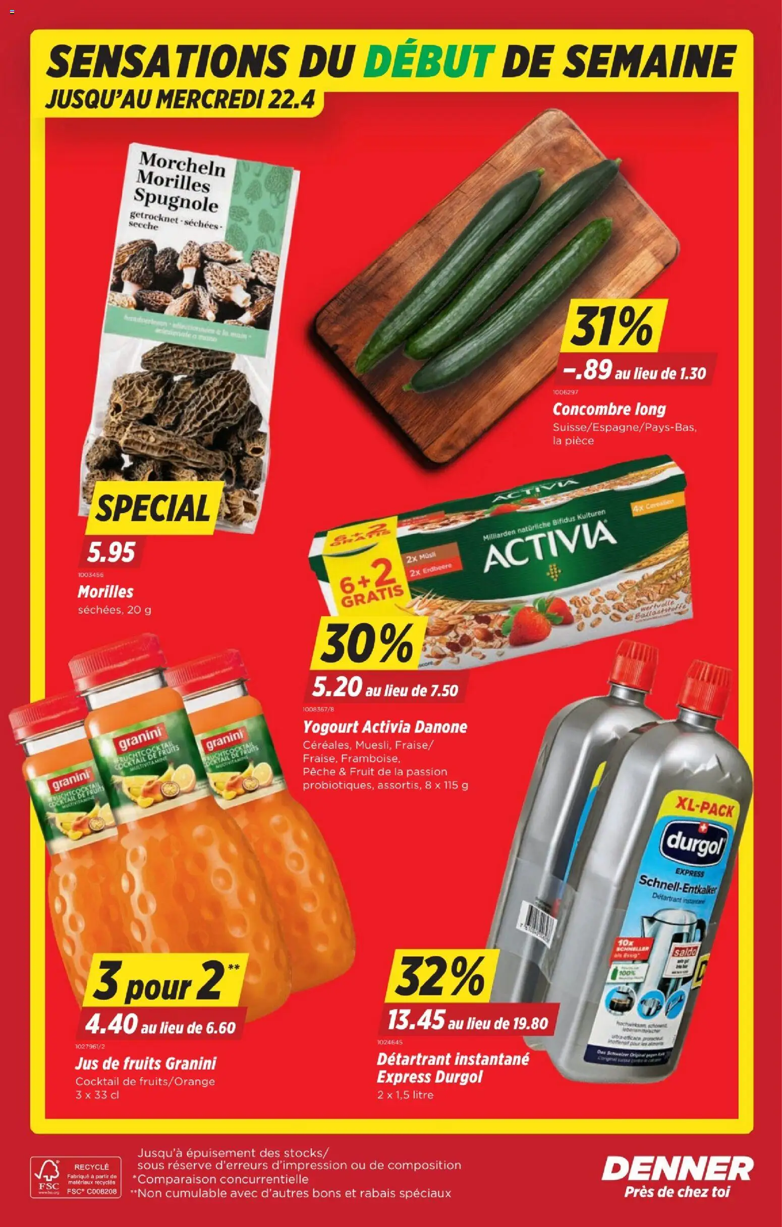 Denner aktionen FR – gültig ab 16.04.2026 | Seite: 22