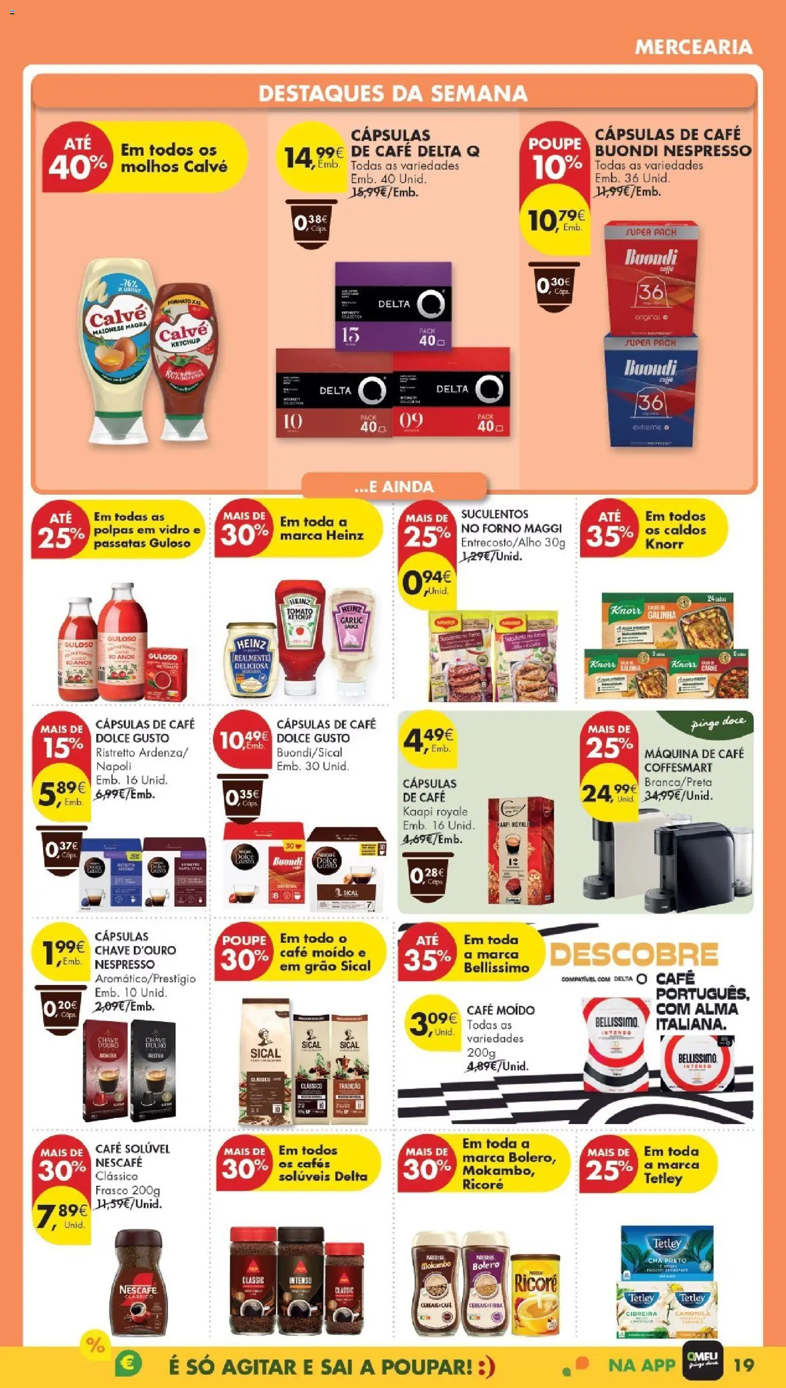 Pingo Doce Poupe Esta Semana Madeira │ válido de 03.03.2026 | Página: 19 | Produtos: Forno, Nespresso, Maionese, Dolce gusto