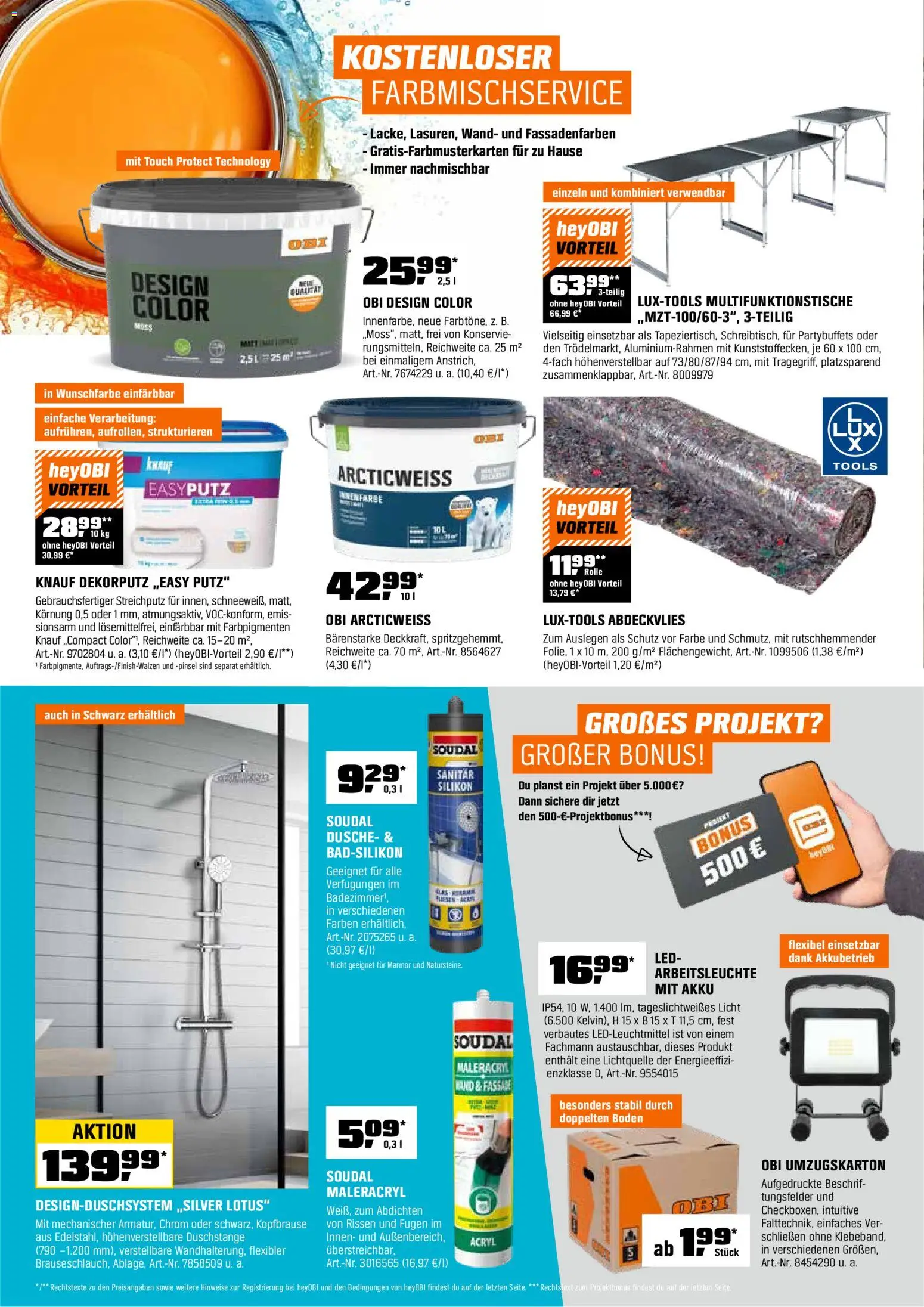 Obi Prospekt 	 – gültig ab 01.12.2025 | Seite: 16 | Produkte: Dusche, Pinsel