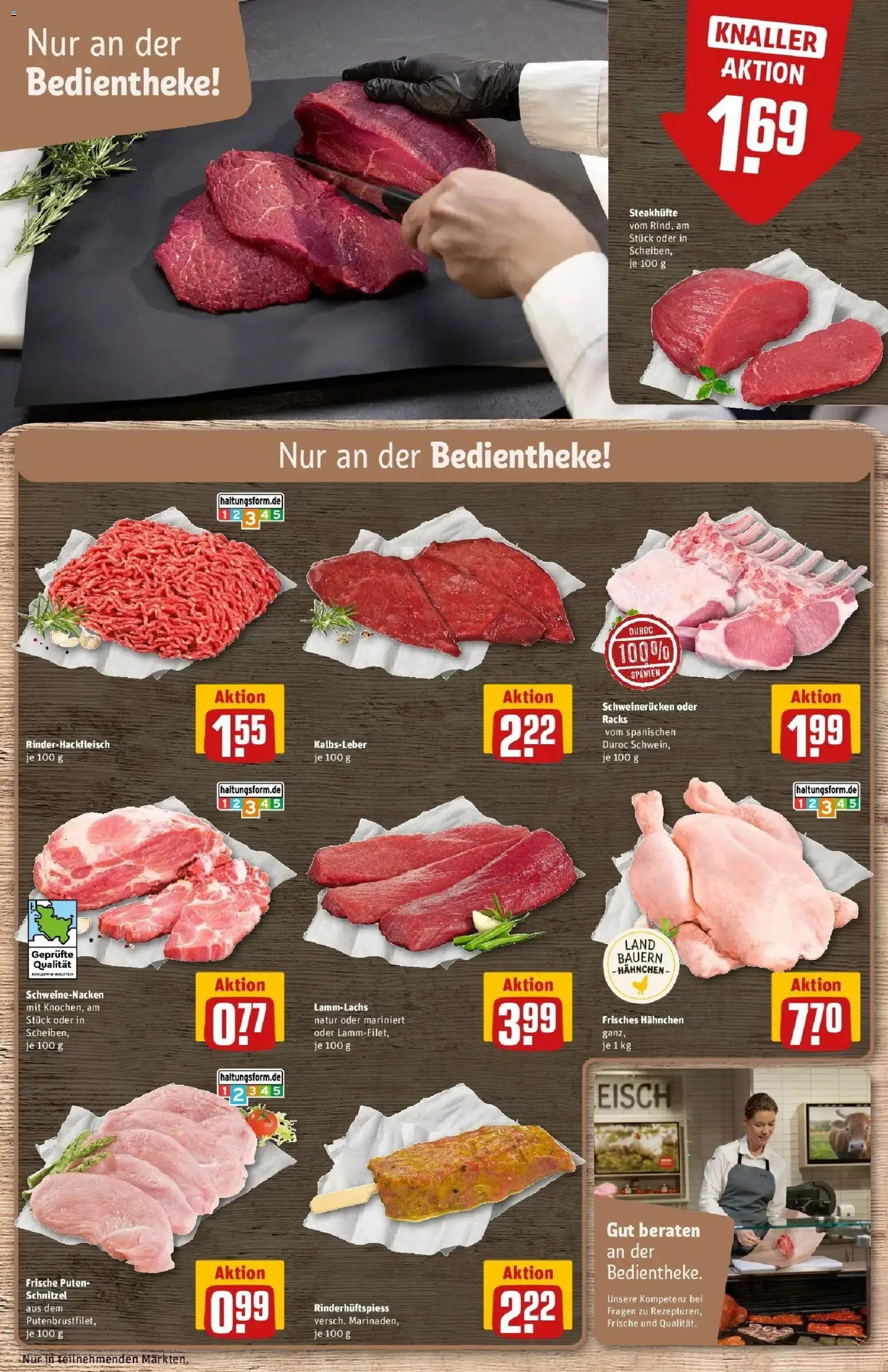 Rewe Prospekt Hamburg/Finkenwerder	 – gültig ab 30.03.2026 | Seite: 12 | Produkte: Hahnchen, Schweinenacken, Kalbsleber, Schweinerucken