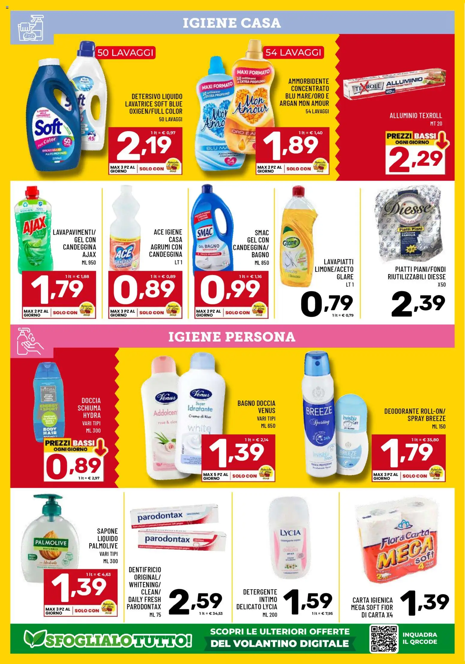 Volantino Il Centesimo del 27.03.2026 | Pagina: 17 | Prodotti: Crema, Riso, Intimo, Profumo