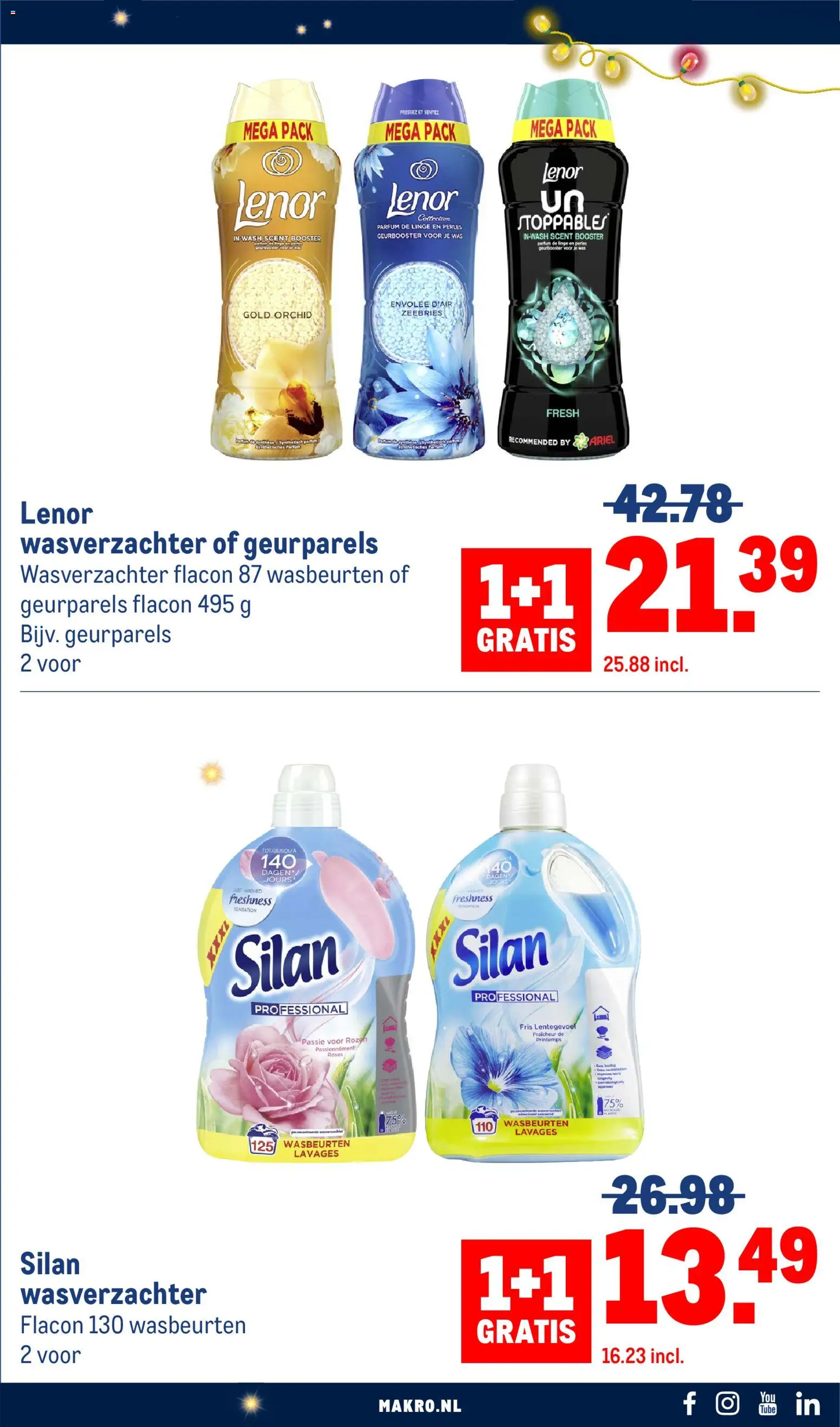 {H1} | Pagina: 53 | Producten: Wasverzachter, Parfum, Was