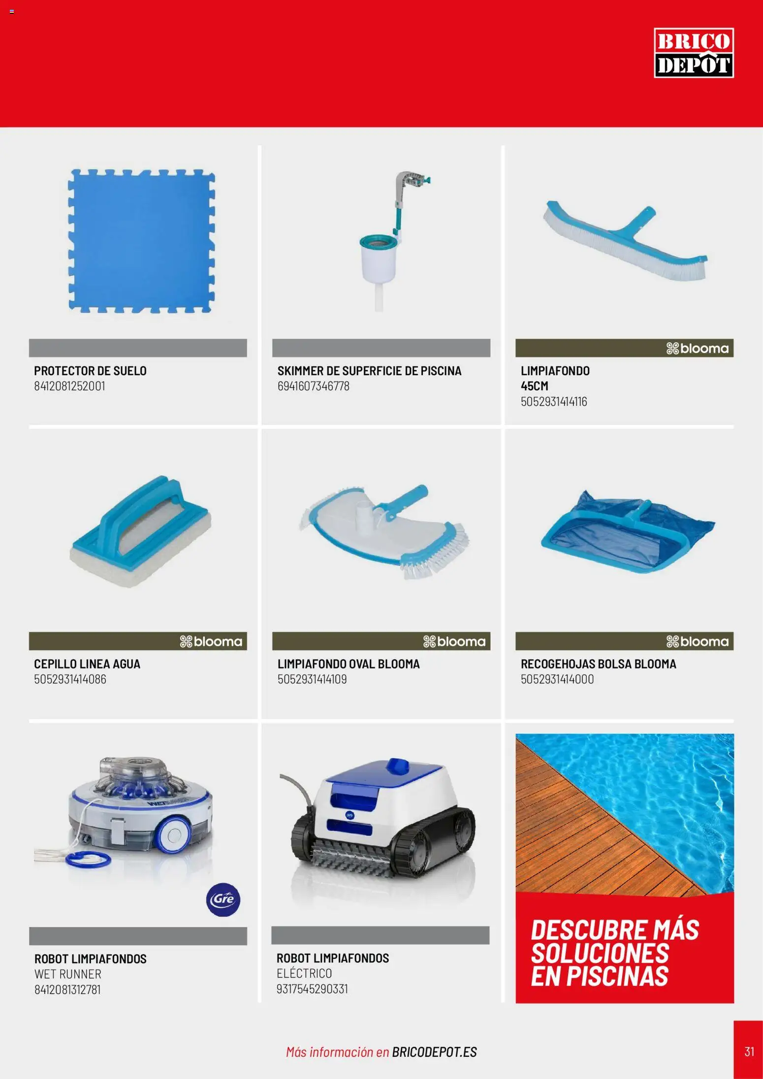 Brico Depôt folleto Jardín 2026 │ válido desde el 02.04.2026 | Página: 31 | Productos: Cepillo, Bolsa, Robot