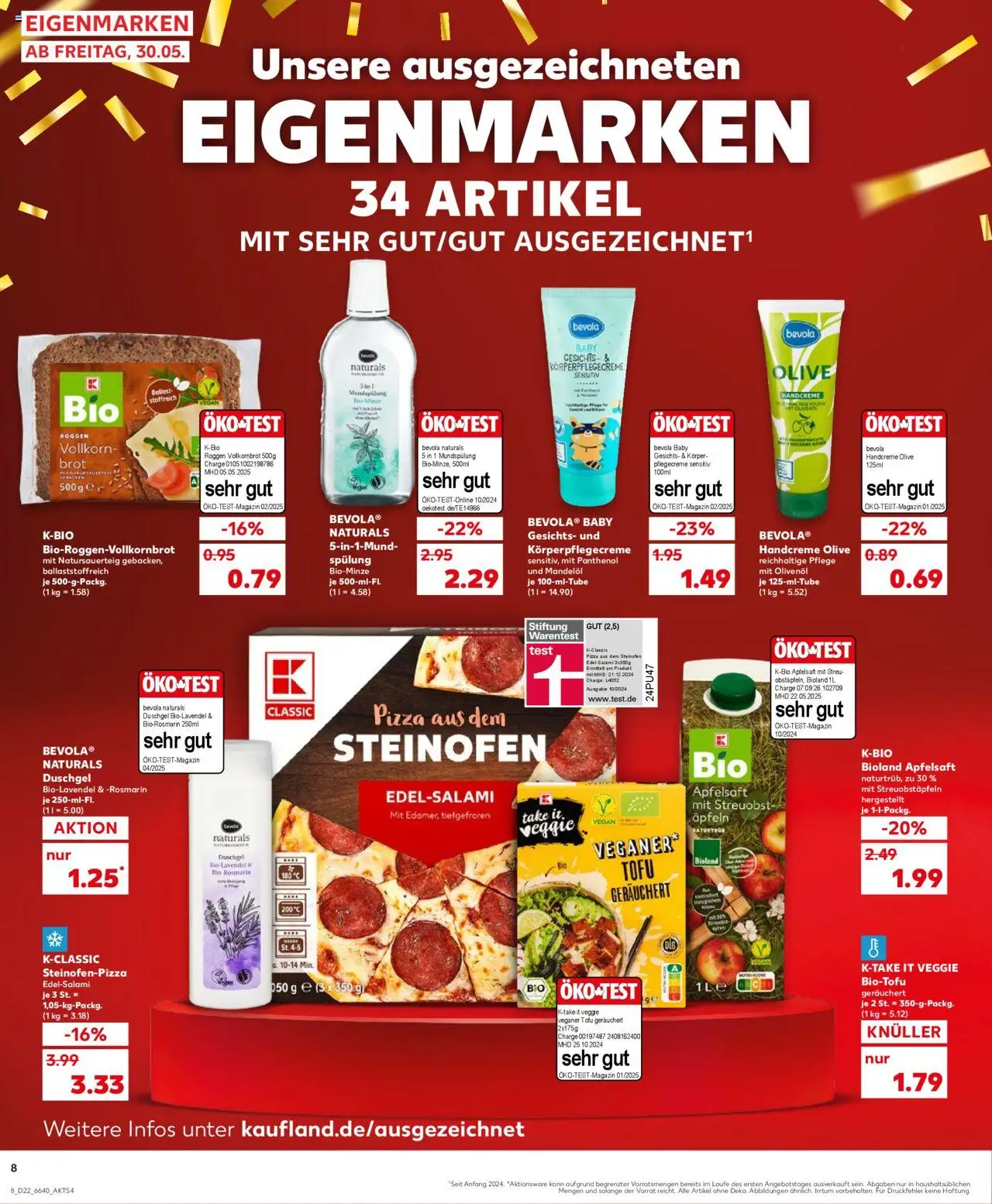 Kaufland Prospekt 	 - gültig ab dem 30.05.2025 | Seite: 8 | Produkte: Olivenol, Spülung, Handcreme, Body Cream