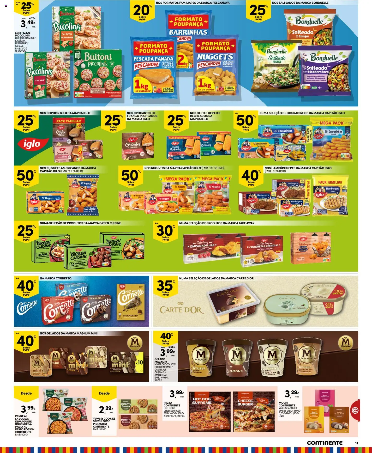 Continente - Madeira │ válido de 13.01.2026 | Página: 11 | Produtos: Faca, Frango, Salsicha, Chocolate