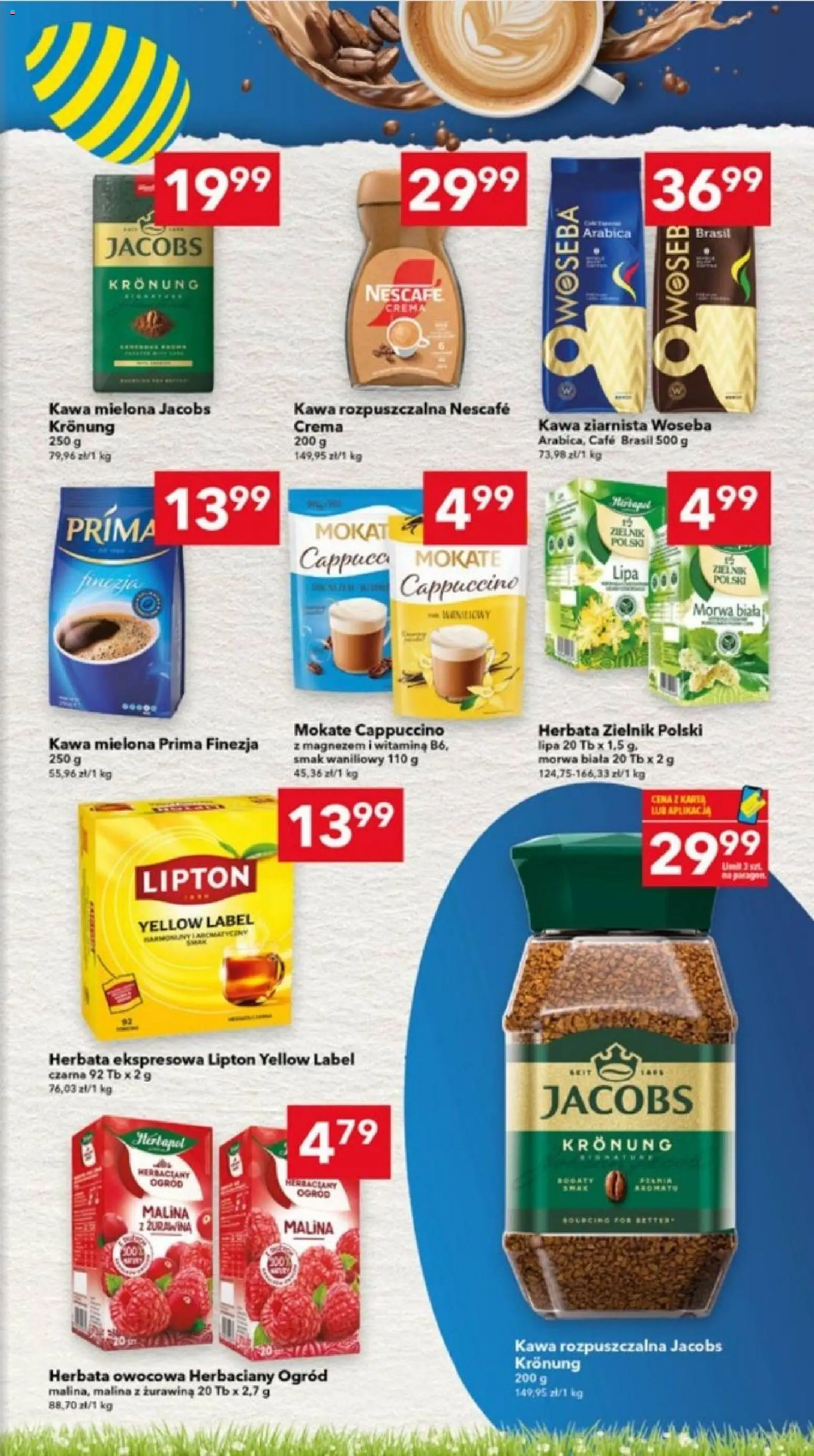 Lewiatan gazetka - Ostrów Wielkopolski od 26.03.2026 | Strona: 11 | Produkty: Karta, Kawa mielona Prima, Cappuccino, Kawa