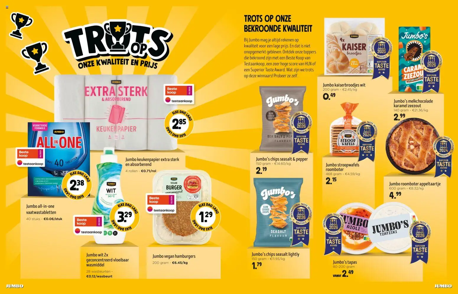 {H1} | Pagina: 2 | Producten: Chips, Roomboter, Wafels, Wasmiddel